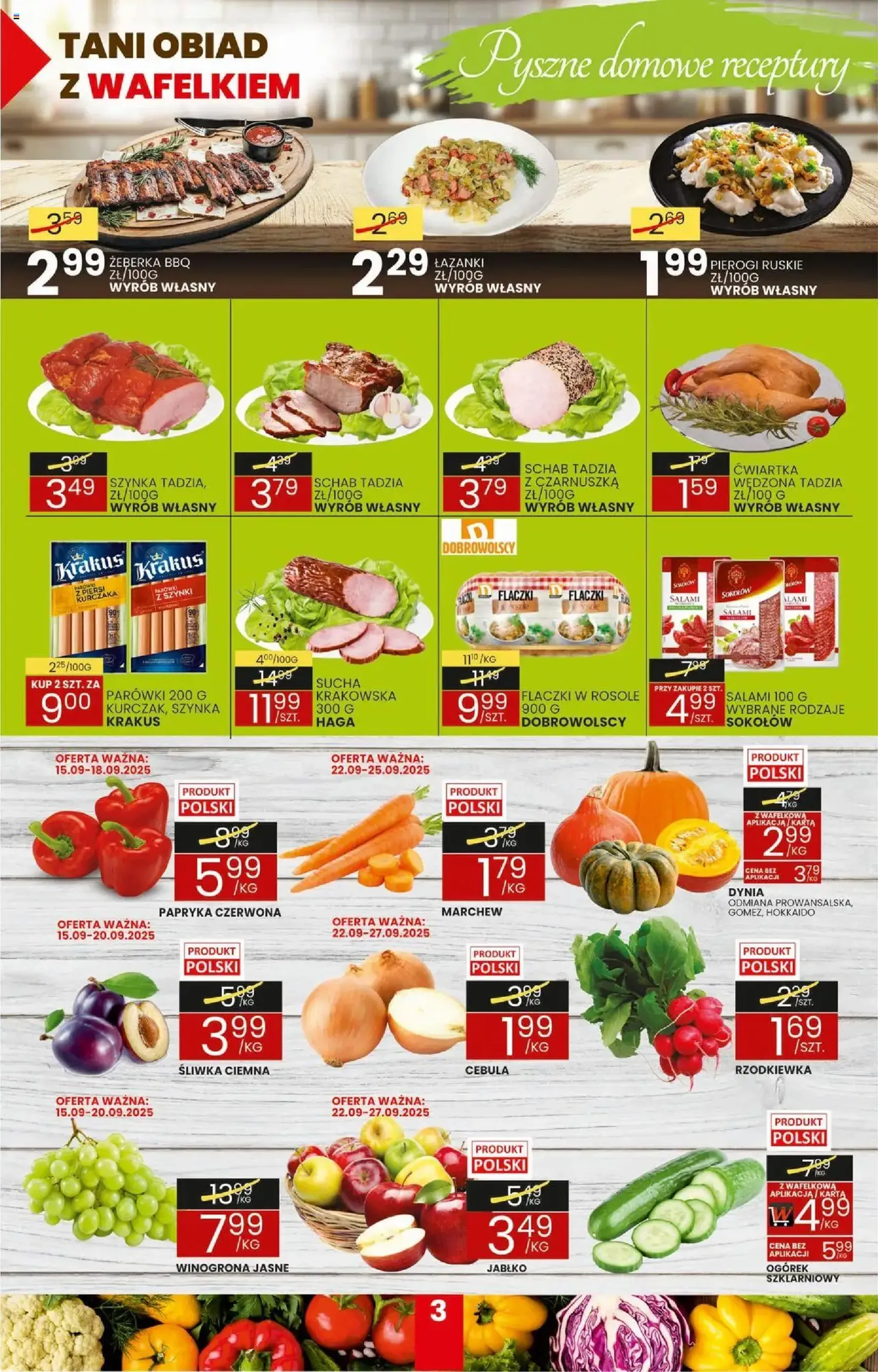 Wafelek Gazetka - ważny gazetka od 15.09.2025 strona 3 z 8 Wafelek Gazetka - ważny gazetka od 15.09.2025 strona 3 z 8