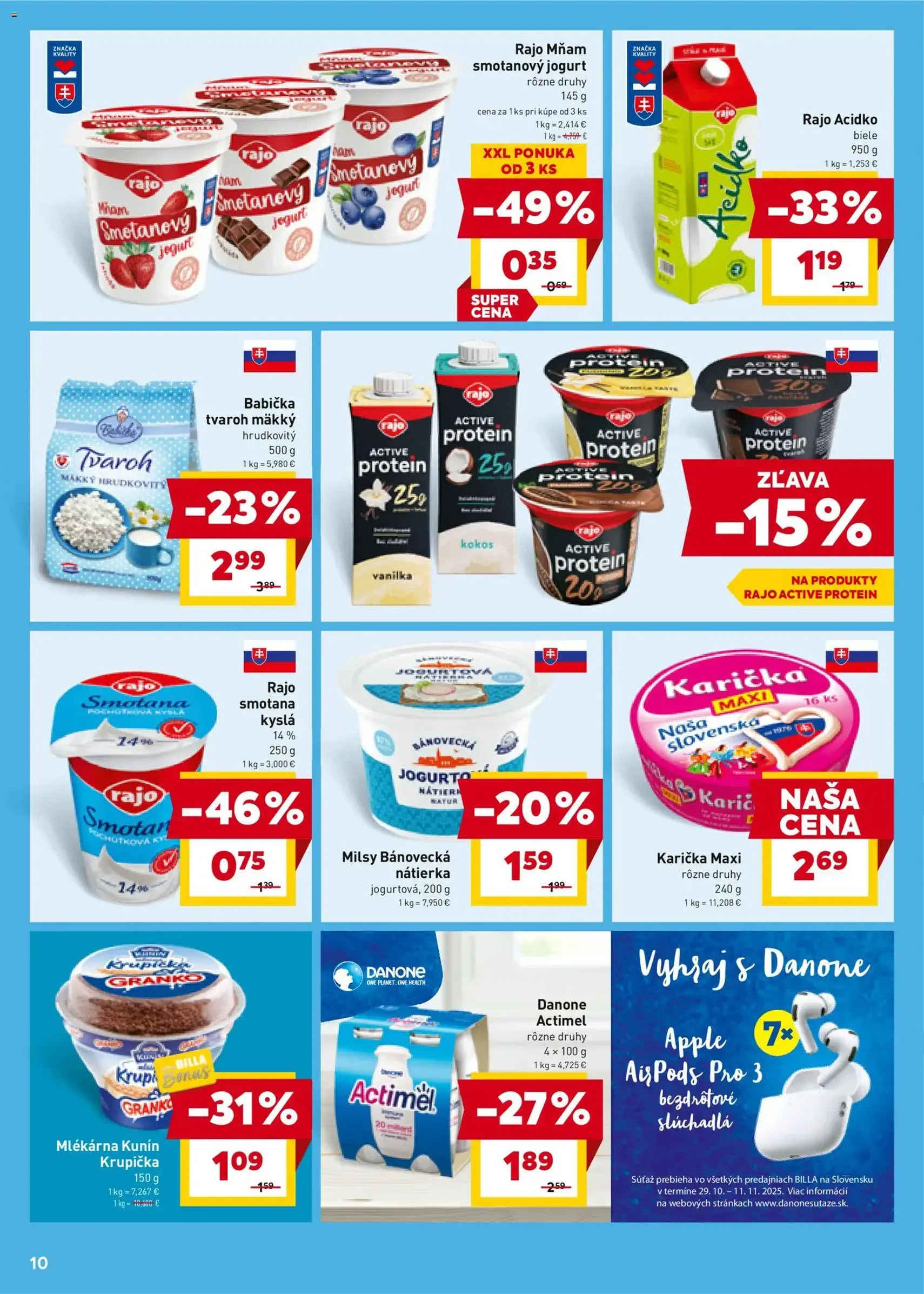 Billa leták - platný leták od 29.10.2025 strana 10 z 20 Billa leták - platný leták od 29.10.2025 strana 10 z 20