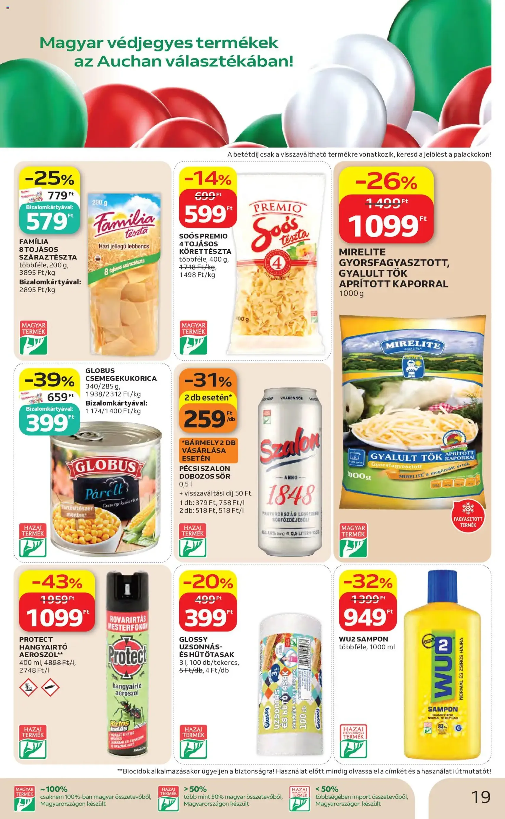 Auchan akciós újság - 2026.05.07. érvényes szórólap 19 oldal 60 oldalból
