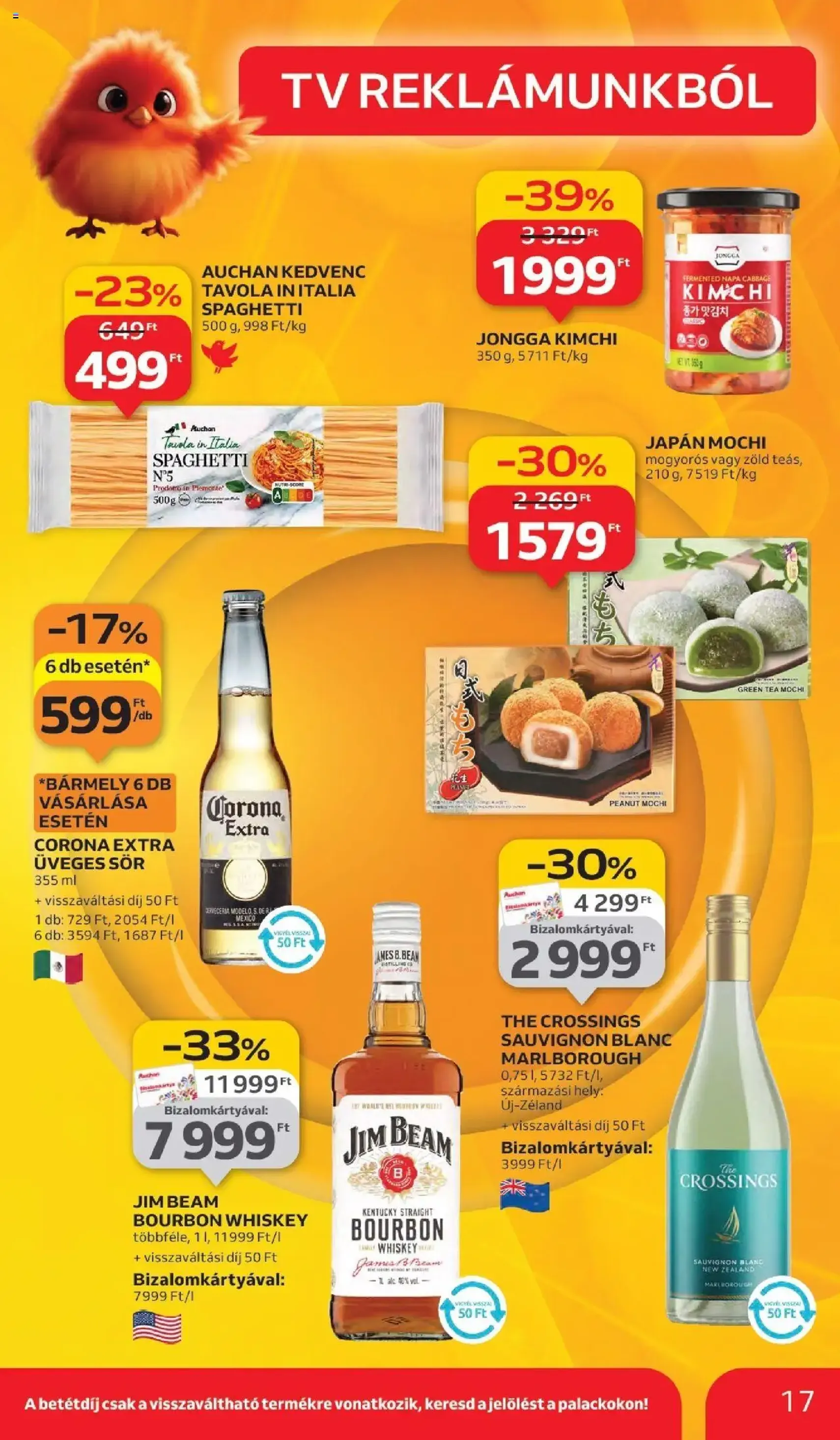 Auchan Akciós újság - 2025.09.11. érvényes szórólap 17 oldal 42 oldalból Auchan Akciós újság - 2025.09.11. érvényes szórólap 17 oldal 42 oldalból