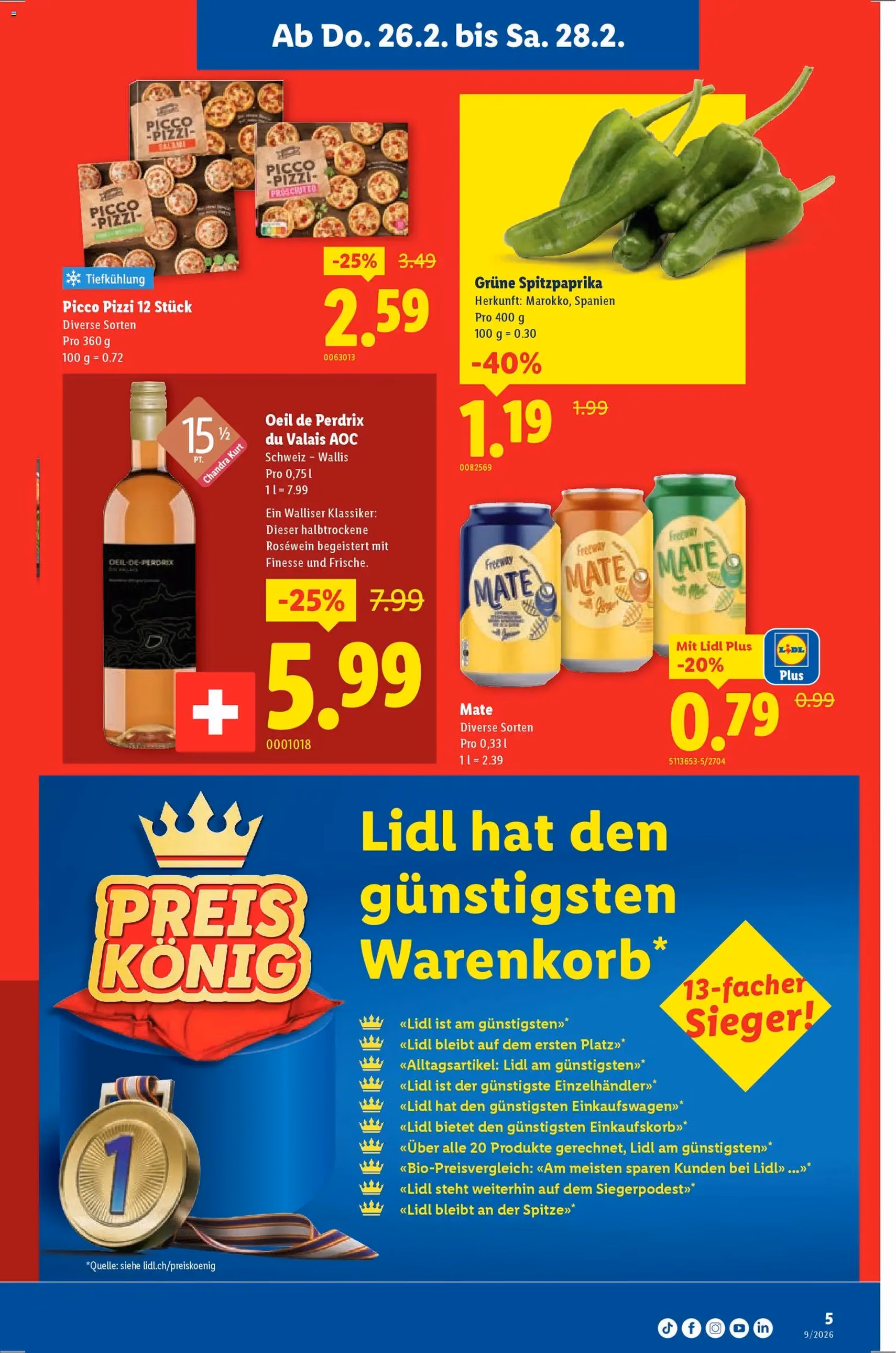 Lidl Aktionen - Gültiger Prospekt ab 26.02.2026, Seite 5 von insgesamt 42