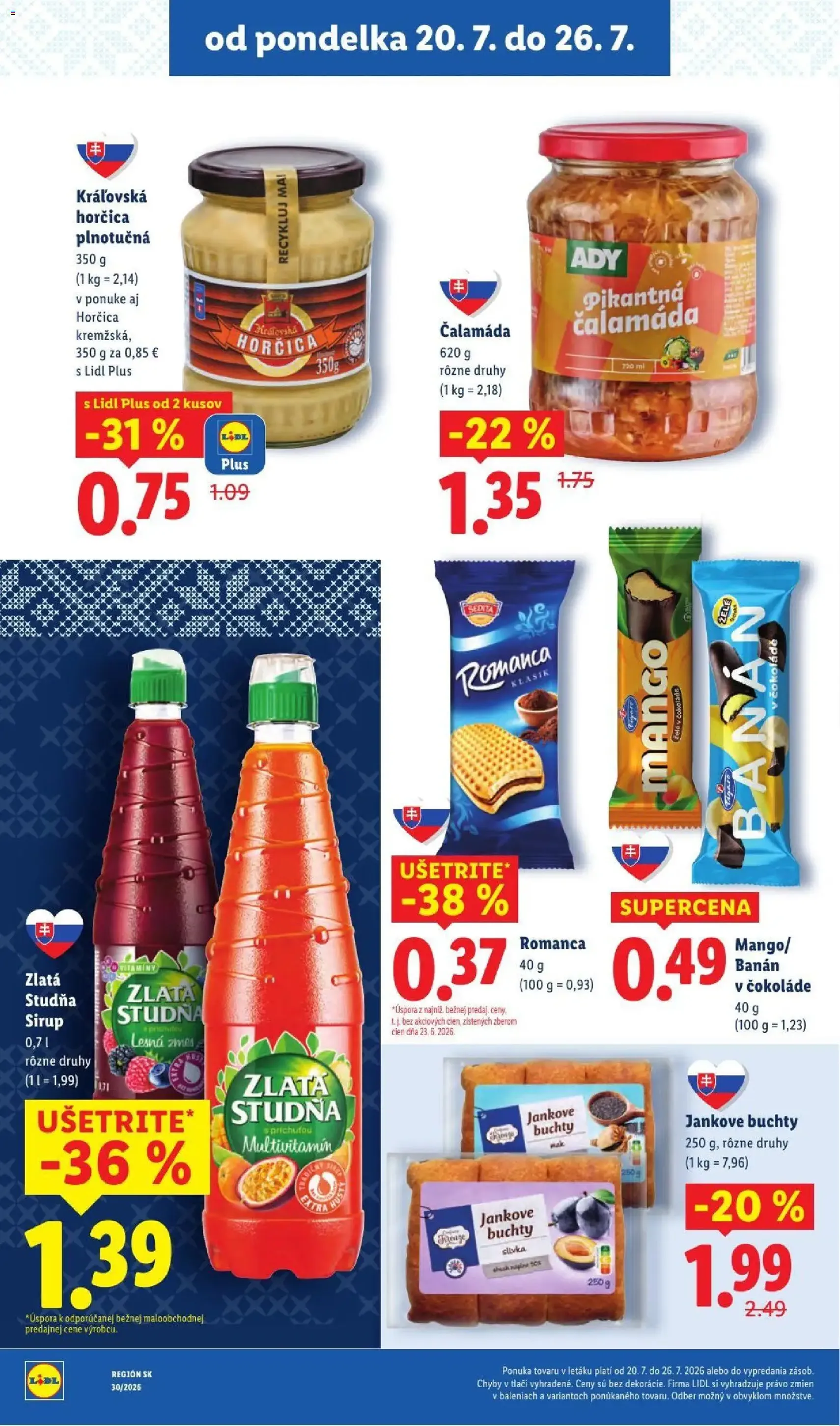 Lidl leták - platný leták od 20.07.2026 strana 30 z 108
