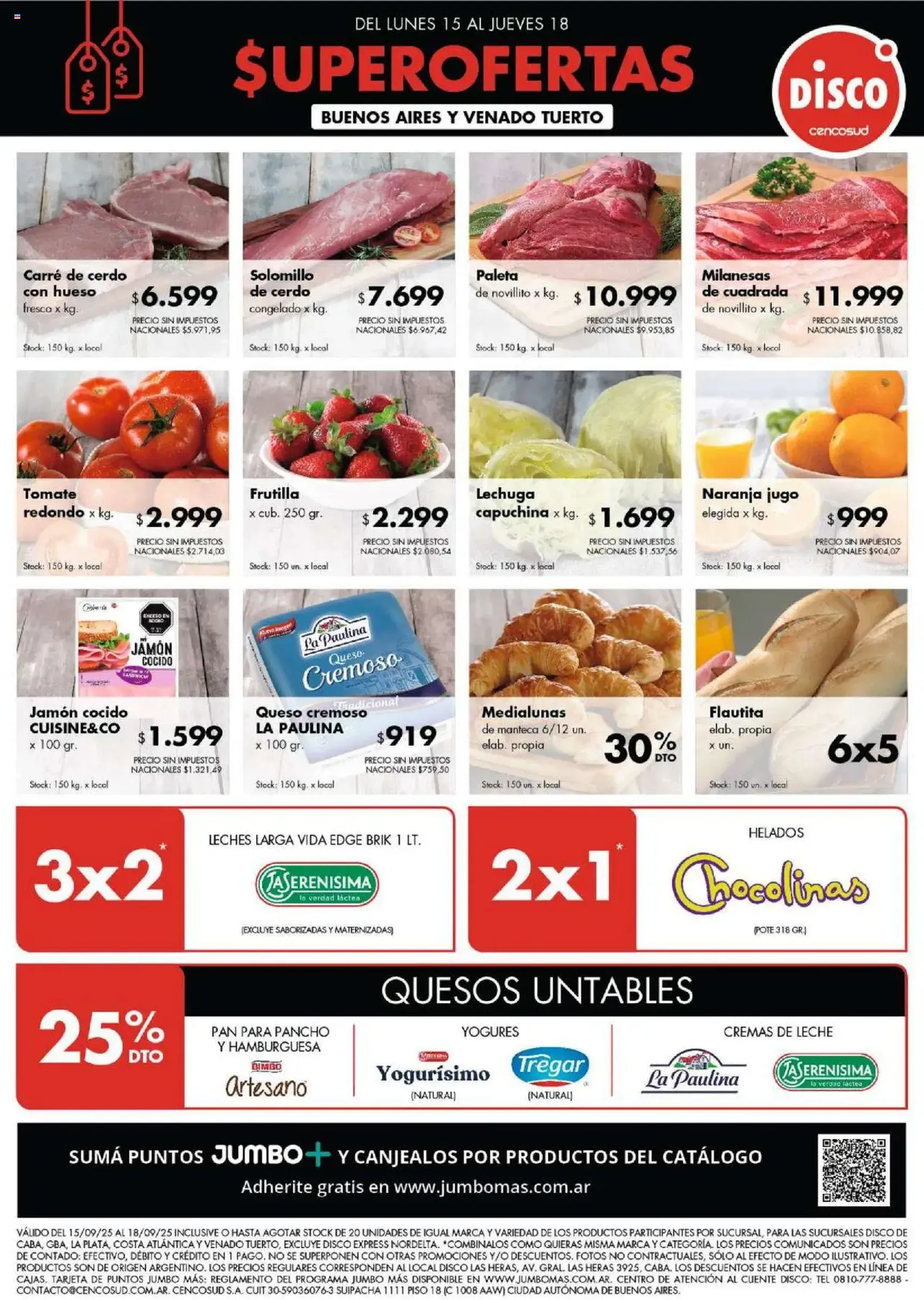 Disco ofertas - folleto válido desde 15/09/2025 página 1 de 1