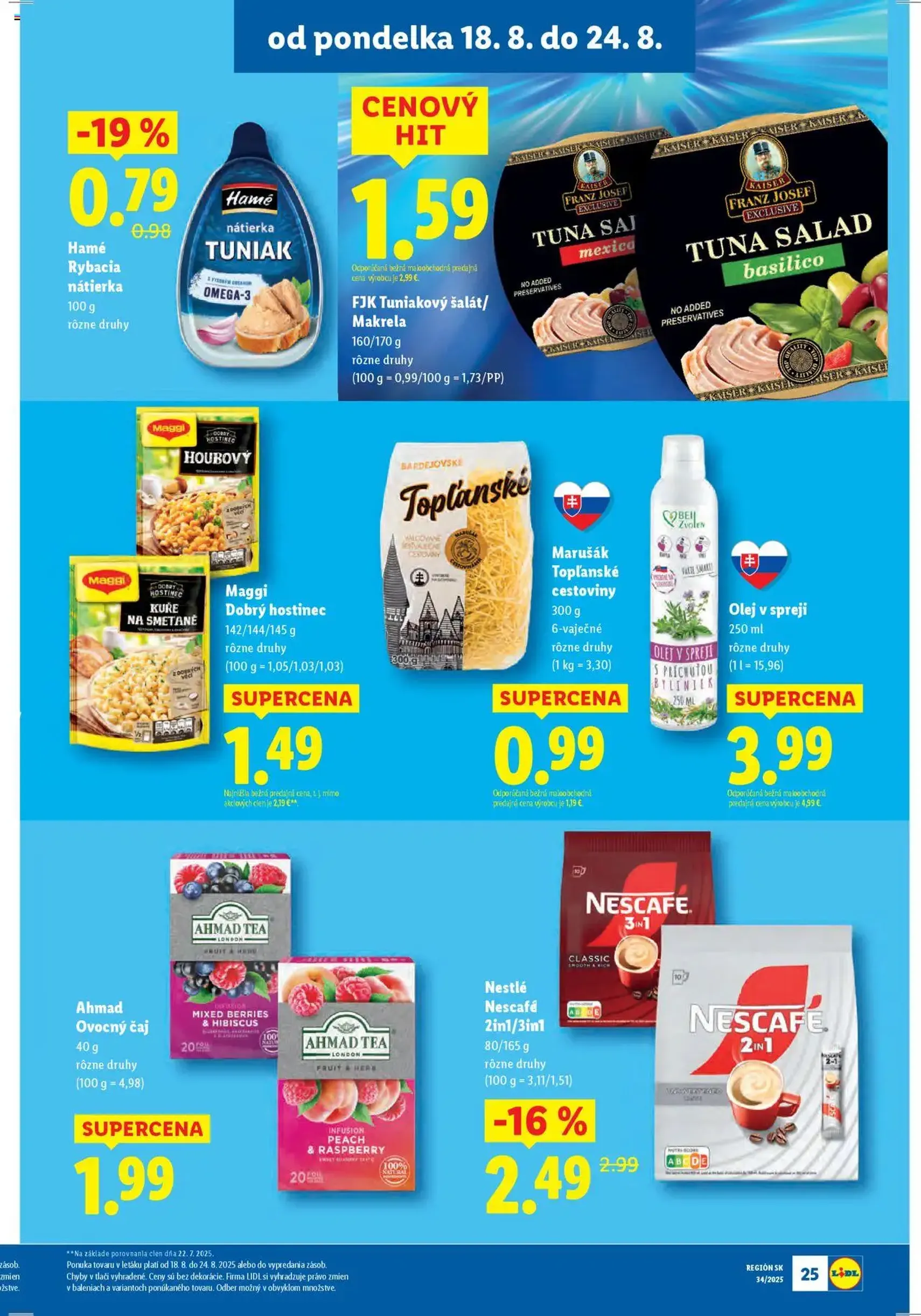 Lidl leták - platný leták od 18.08.2025 strana 25 z 97 Lidl leták - platný leták od 18.08.2025 strana 25 z 97