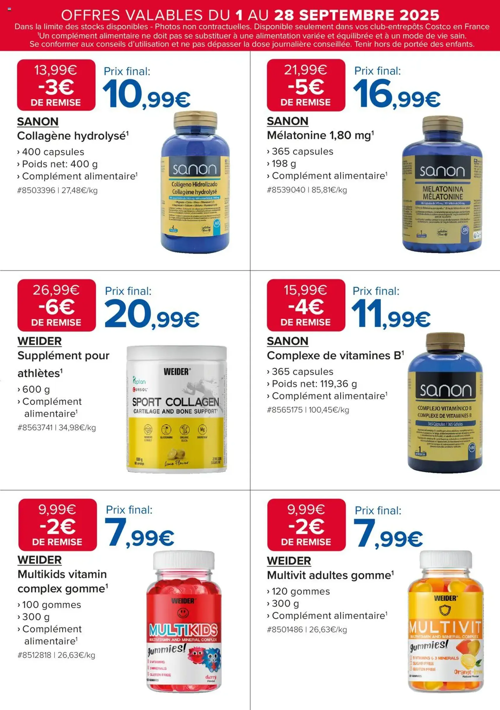 Costco catalogue - brochure valable à partir du 01/09/2025, page 13 sur 24 Costco catalogue - brochure valable à partir du 01/09/2025, page 13 sur 24