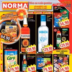 Norma leták - náhled letáku platný od 08.09.2025