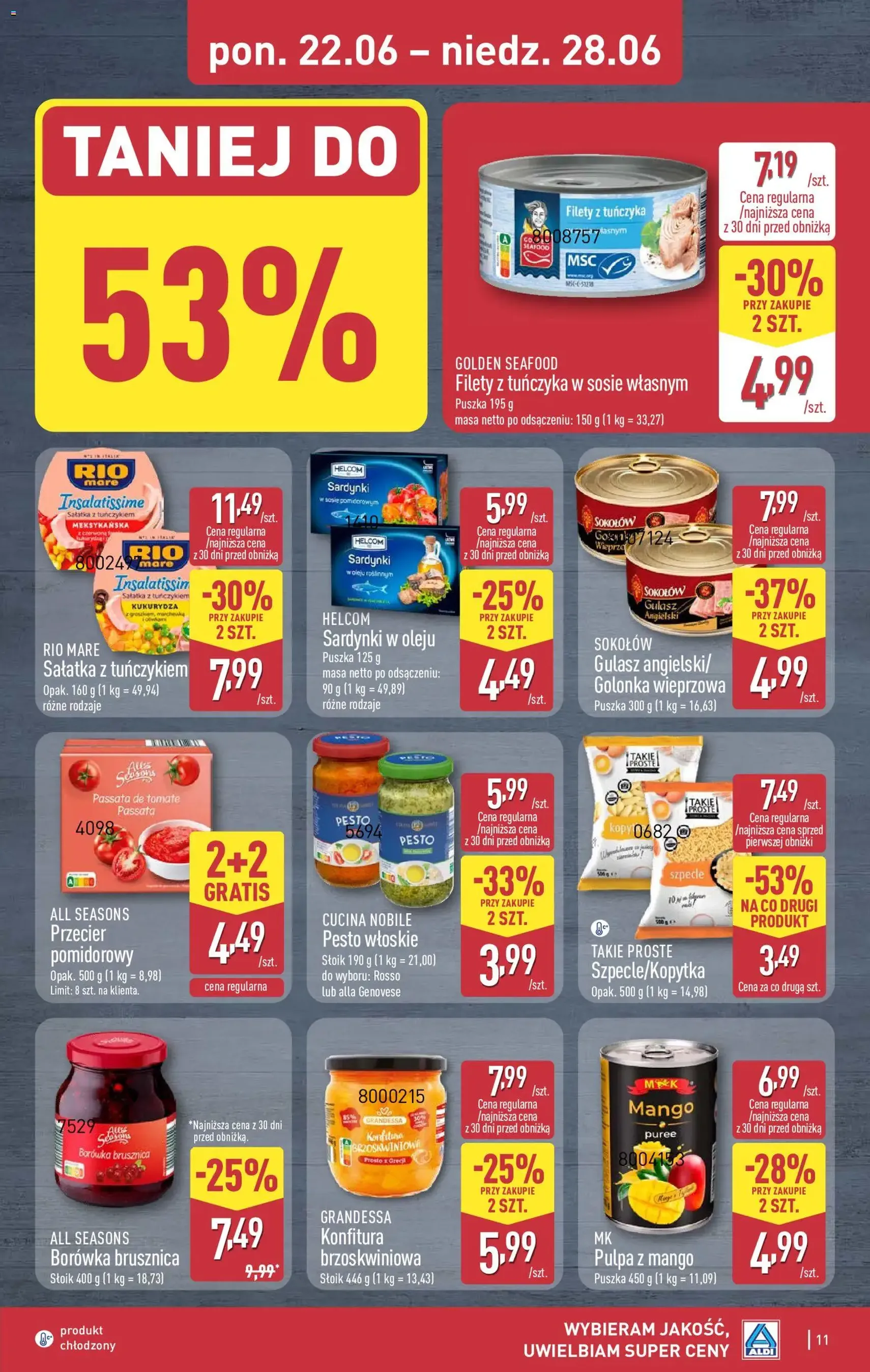 Aldi gazetka - ważny gazetka od 22.06.2026 strona 11 z 51