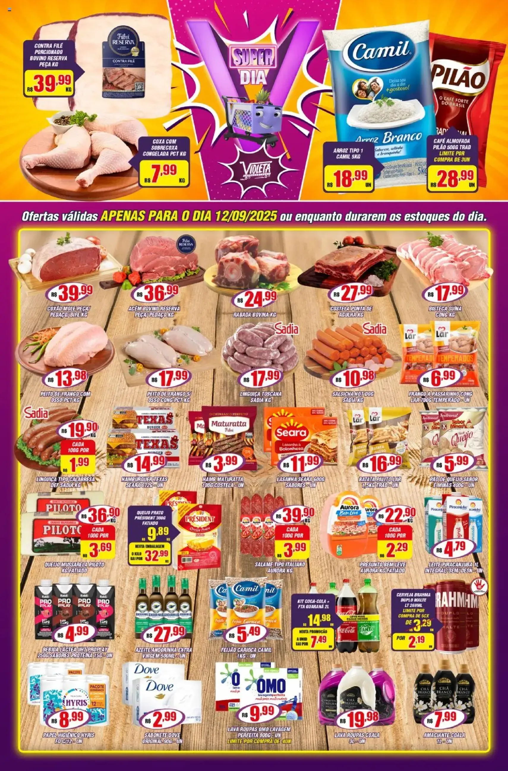 Violeta Supermercados - Ofertas da semana - folheto válido a partir de 12/09/2025 página 1 de 4