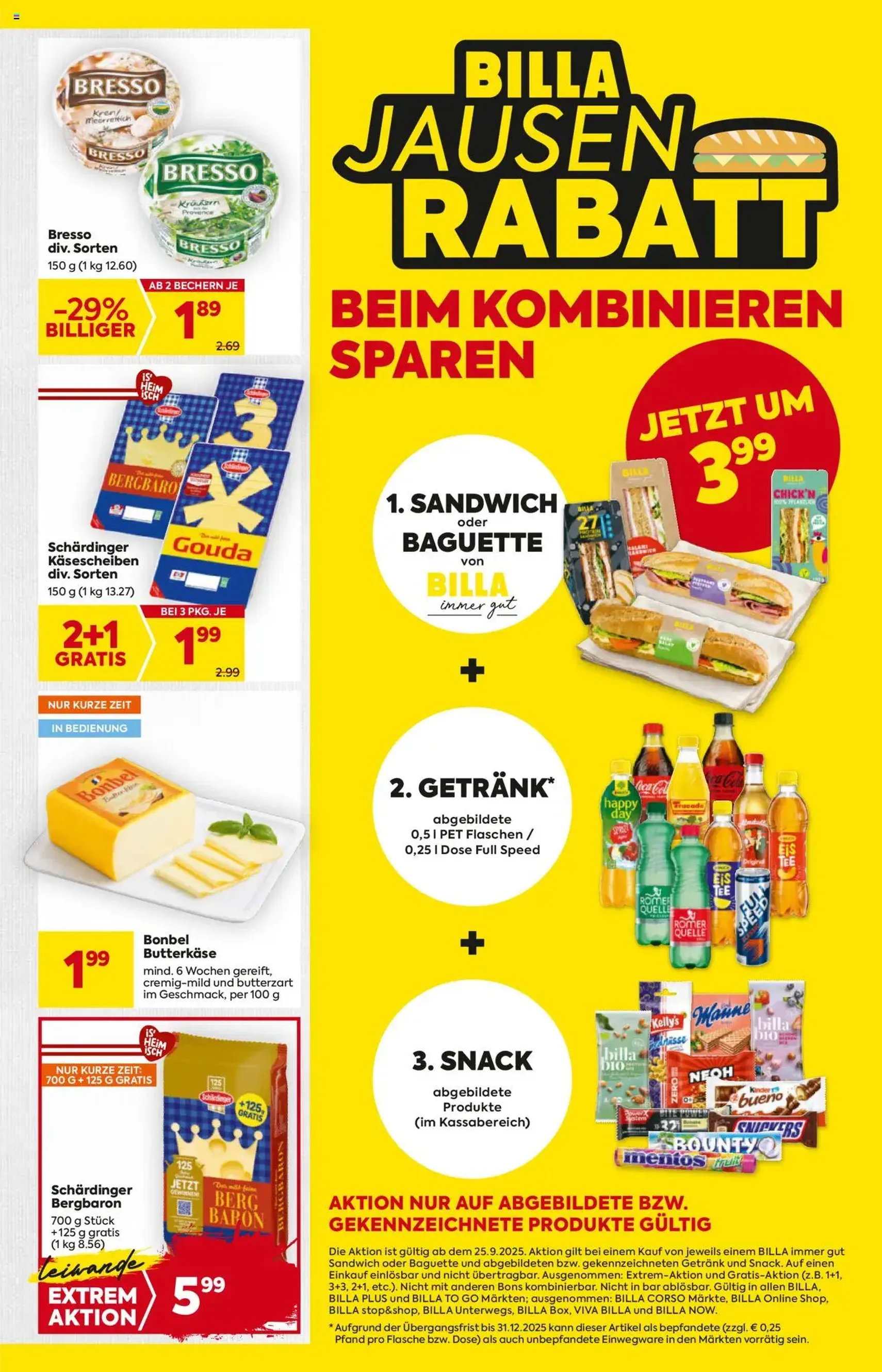 Billa Flugblatt - Gültiger Prospekt ab 25.09.2025, Seite 7 von insgesamt 16