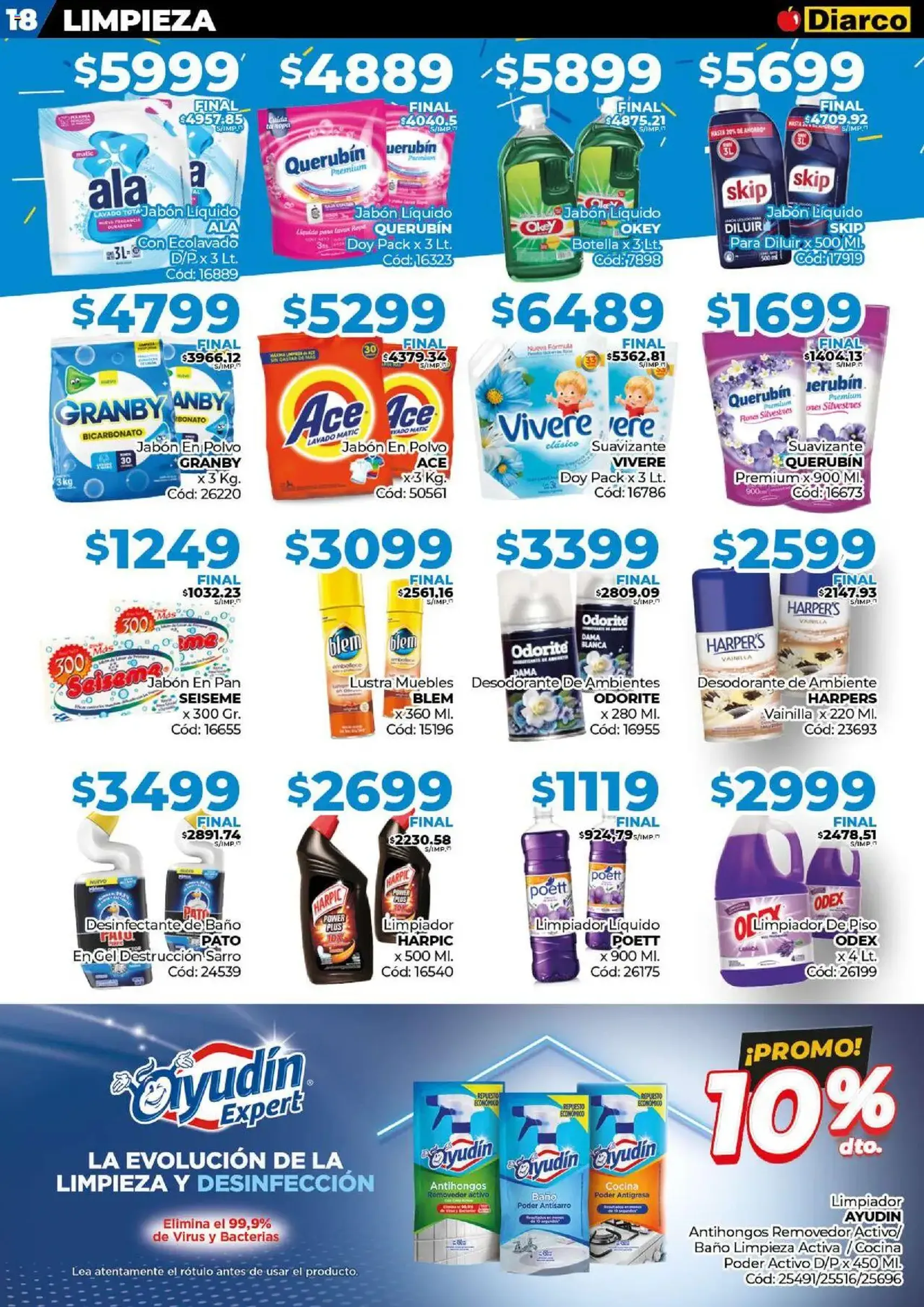 Diarco ofertas - folleto válido desde 28/07/2025 página 18 de 22 Diarco ofertas - folleto válido desde 28/07/2025 página 18 de 22