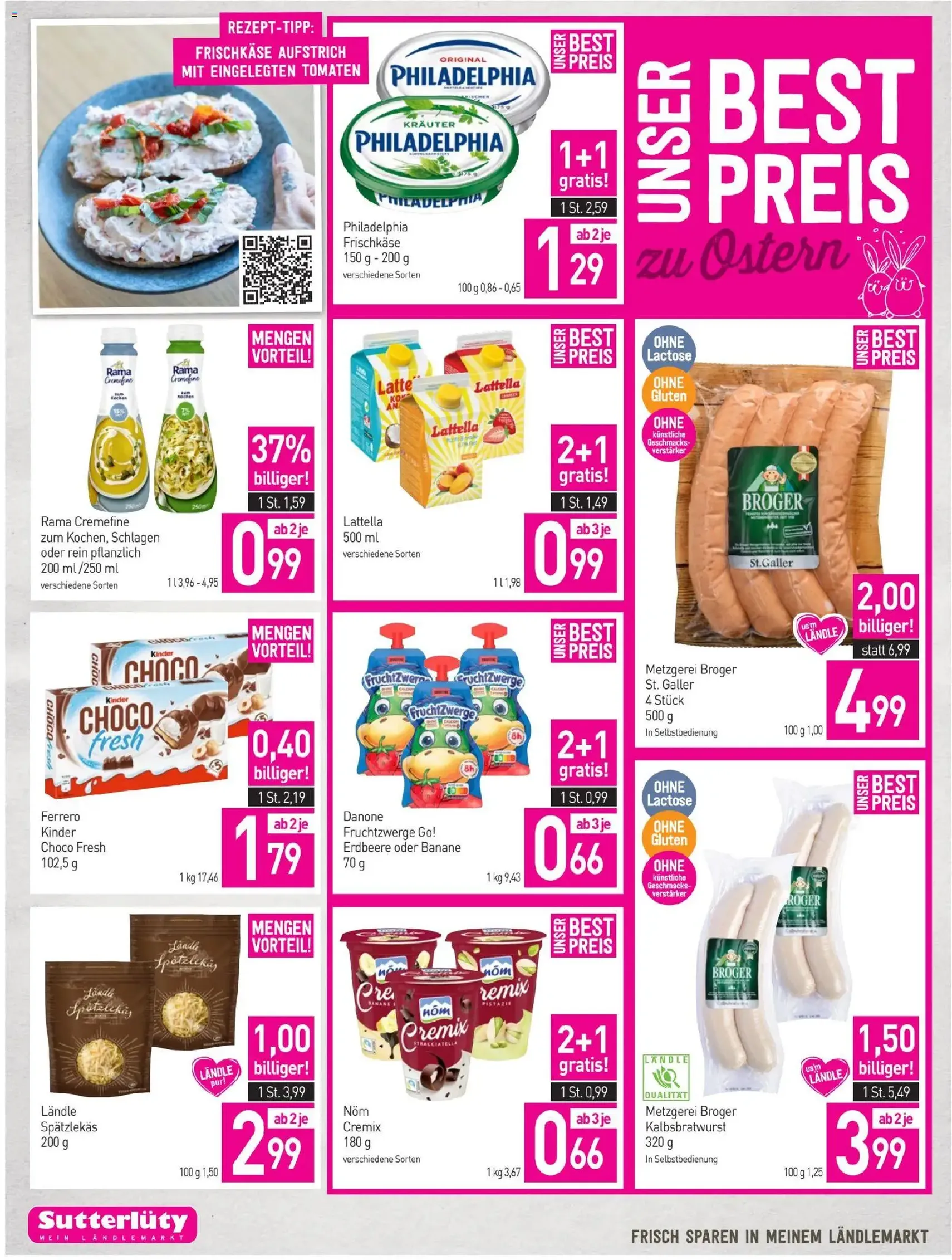 Sutterlüty Flugblatt - Gültiger Prospekt ab 02.04.2026, Seite 10 von insgesamt 24