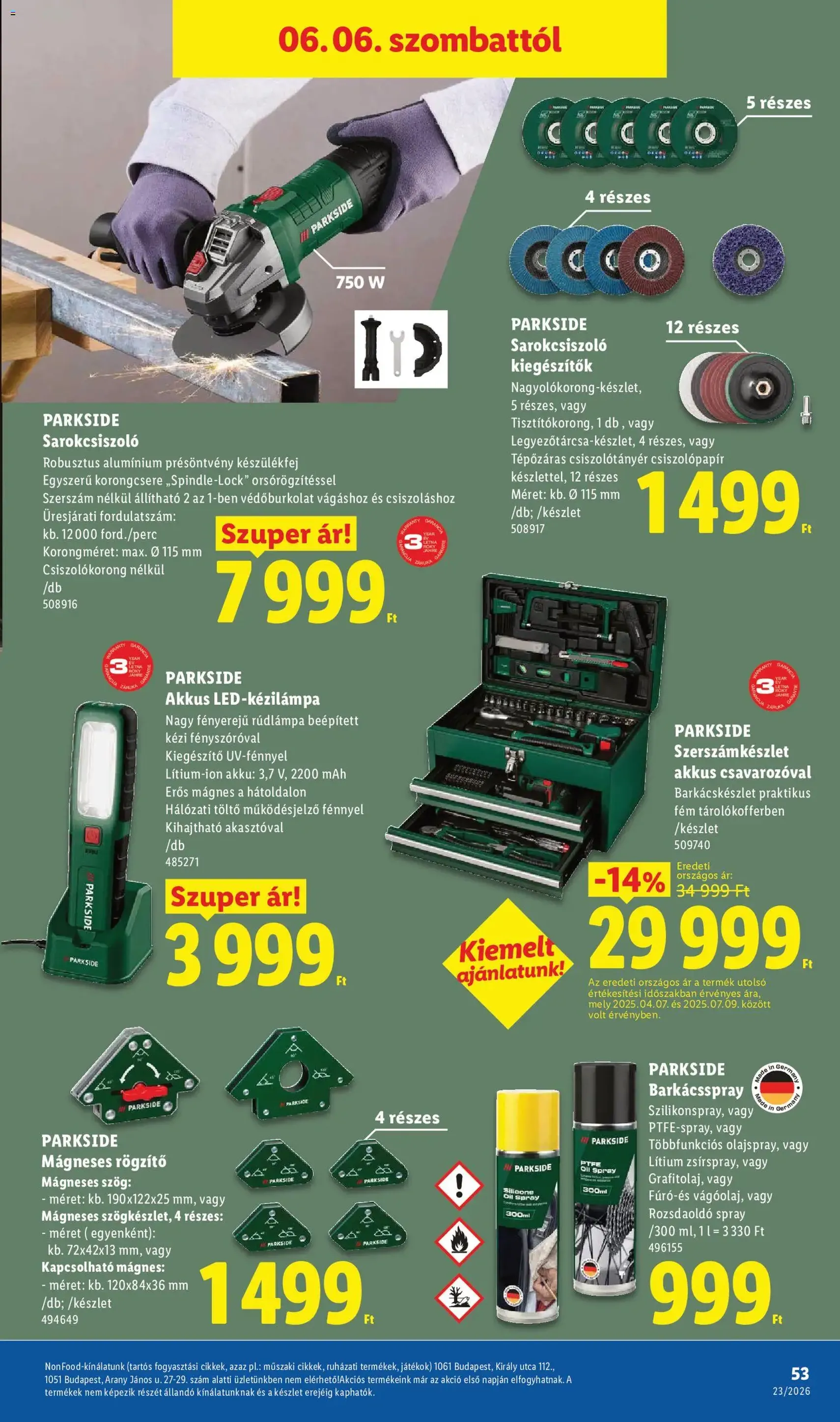 Lidl akciós újság - 2026.06.04. érvényes szórólap 53 oldal 80 oldalból