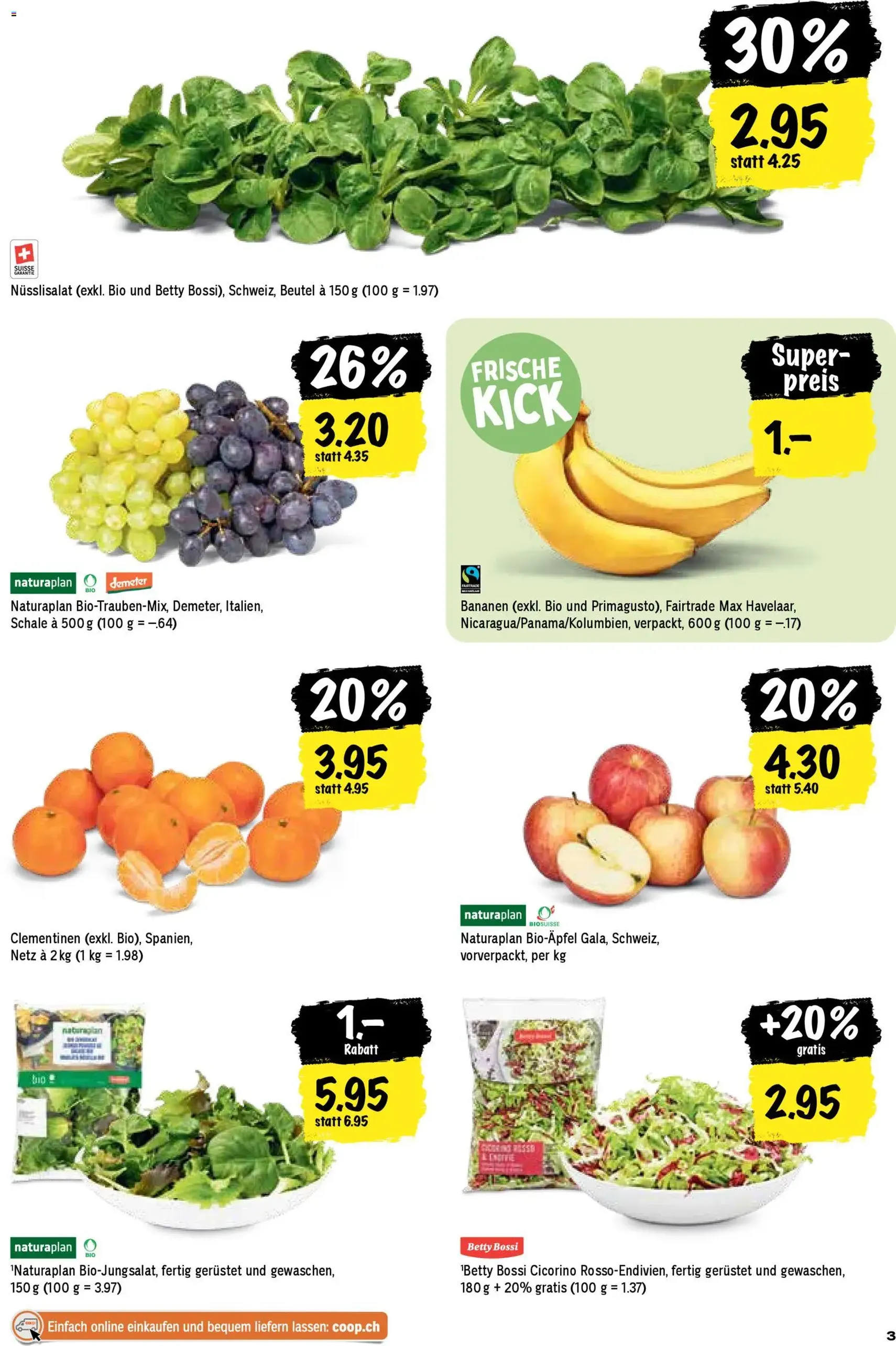 Coop Aktionen - Gültiger Prospekt ab 06.11.2025, Seite 3 von insgesamt 28