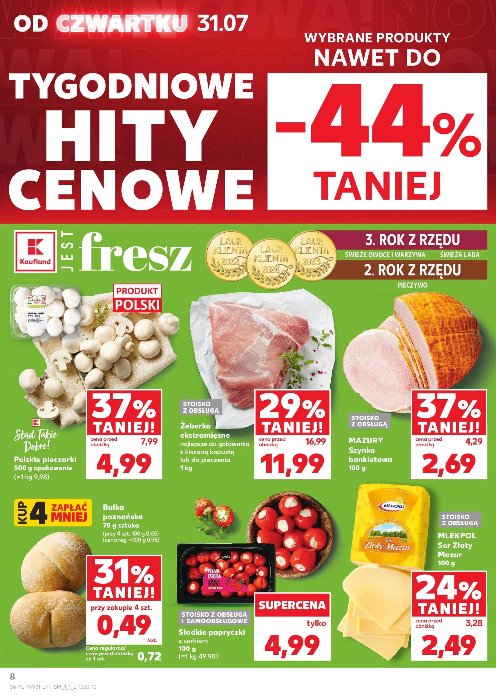 Kaufland gazetka - ważny gazetka od 31.07.2025 strona 8 z 54 Kaufland gazetka - ważny gazetka od 31.07.2025 strona 8 z 54