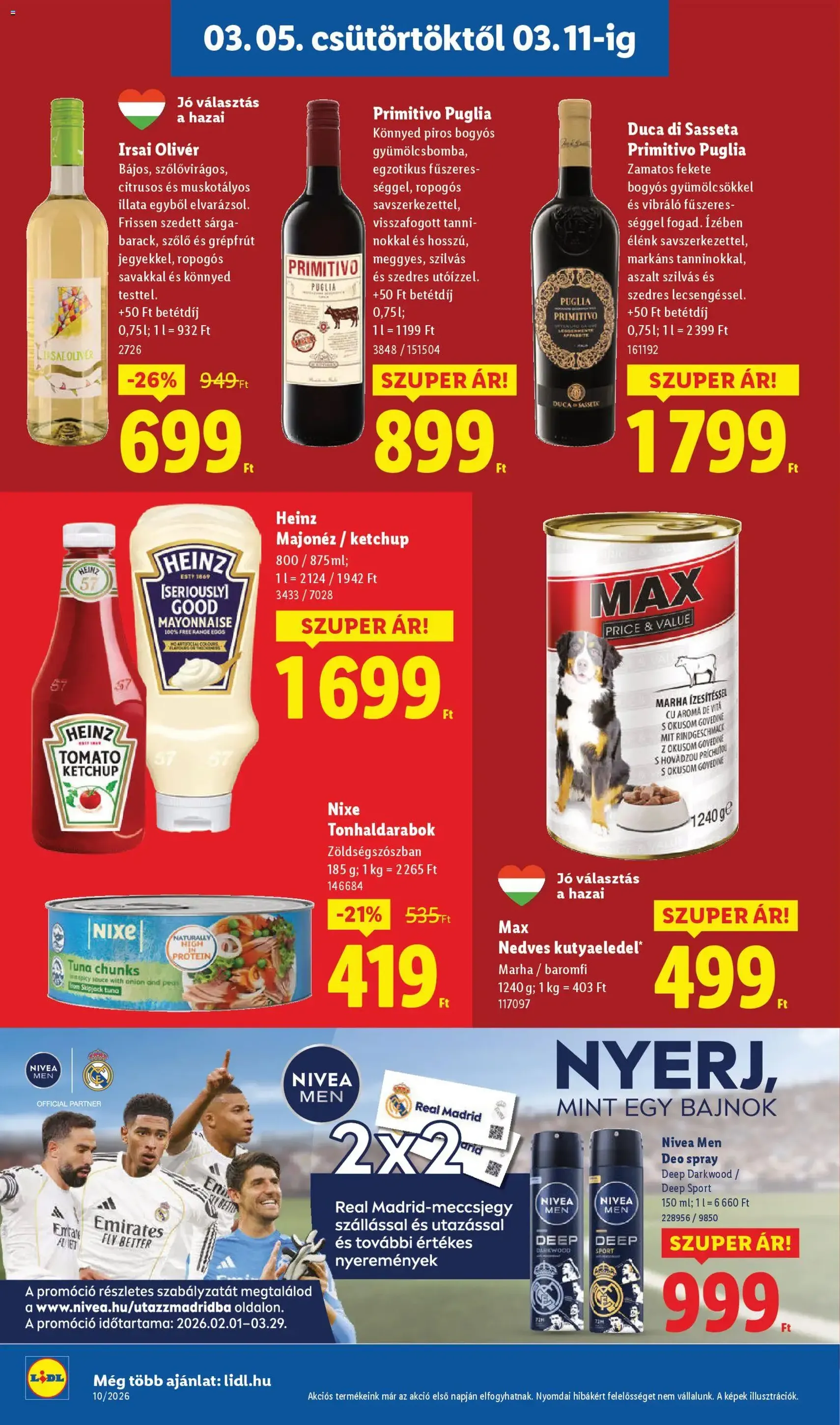 Lidl akciós újság - 2026.03.05. érvényes szórólap 12 oldal 64 oldalból