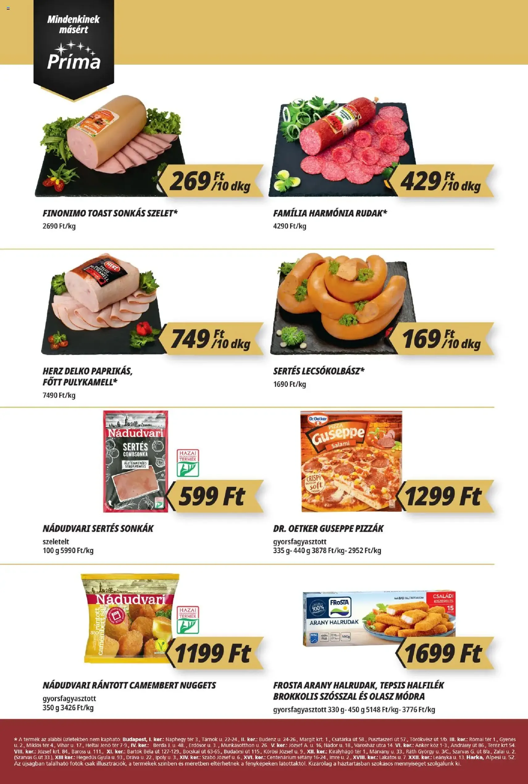 CBA Príma Akciós újság - 2026.02.12. érvényes szórólap 2 oldal 12 oldalból