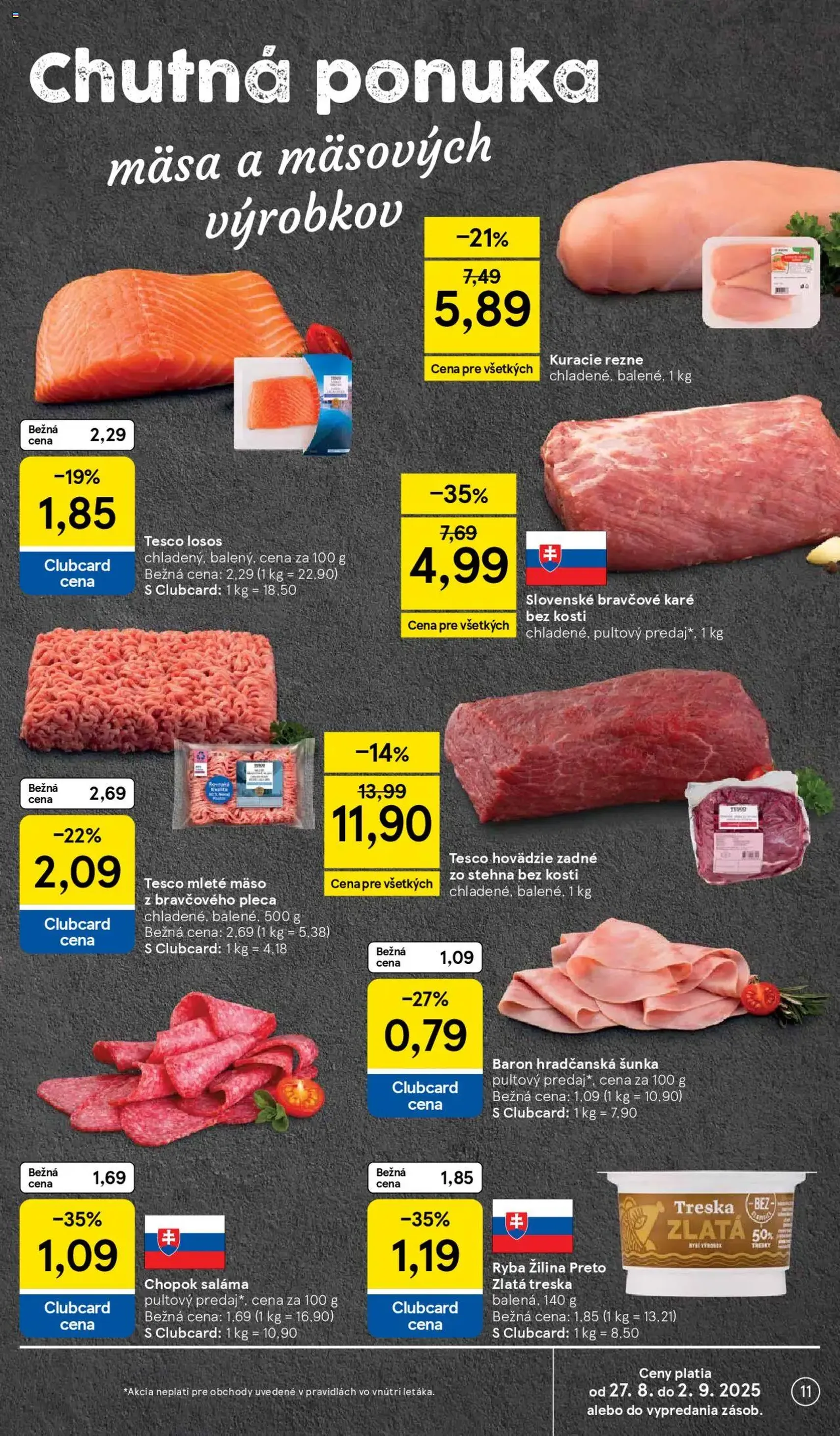 Tesco Hypermarket - leták - platný leták od 27.08.2025 strana 11 z 37