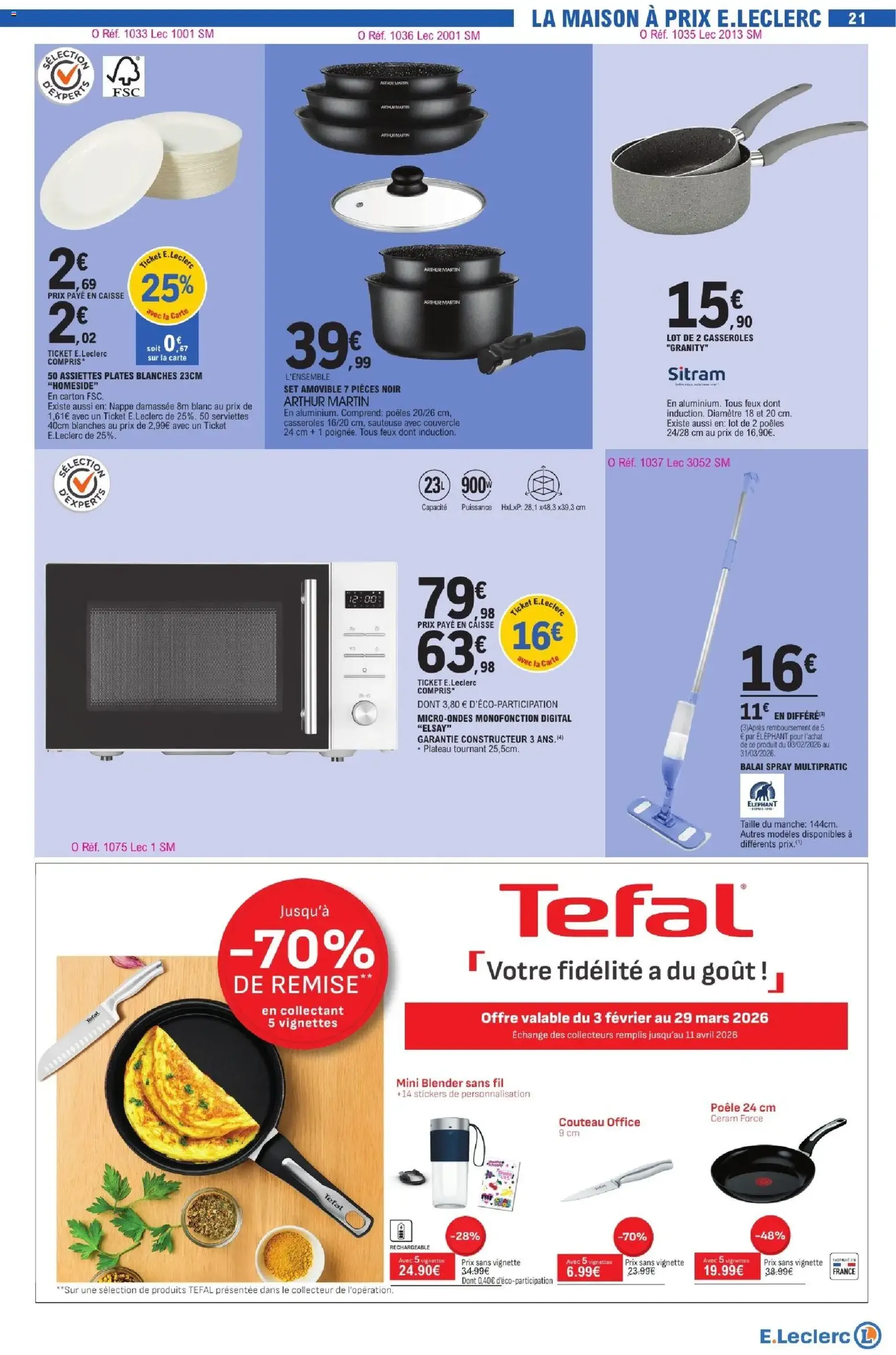 E.Leclerc catalogue semaine 6 - brochure valable à partir du 03/02/2026, page 21 sur 23
