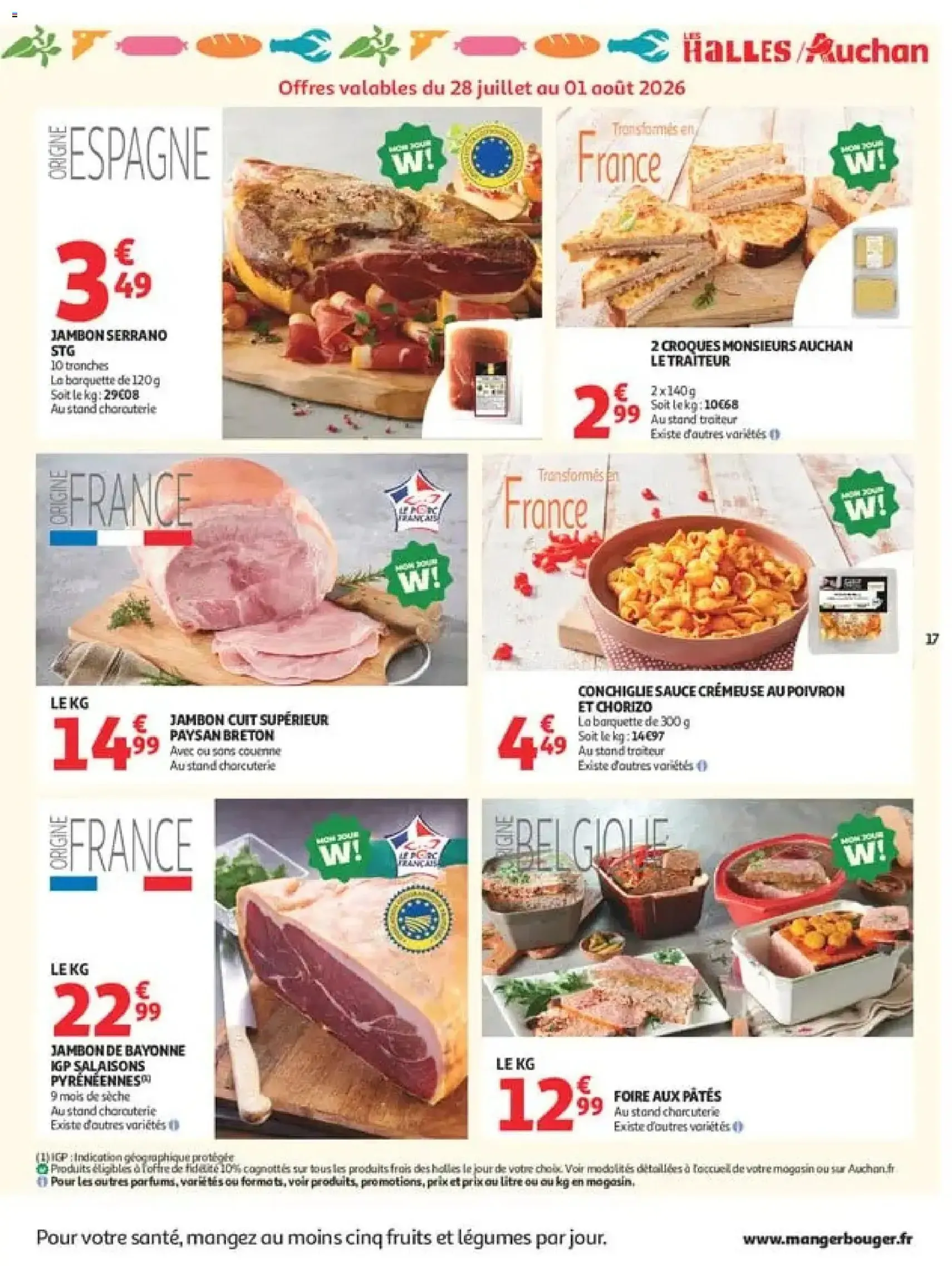 Auchan prospectus - brochure valable à partir du 28/07/2026, page 17 sur 54