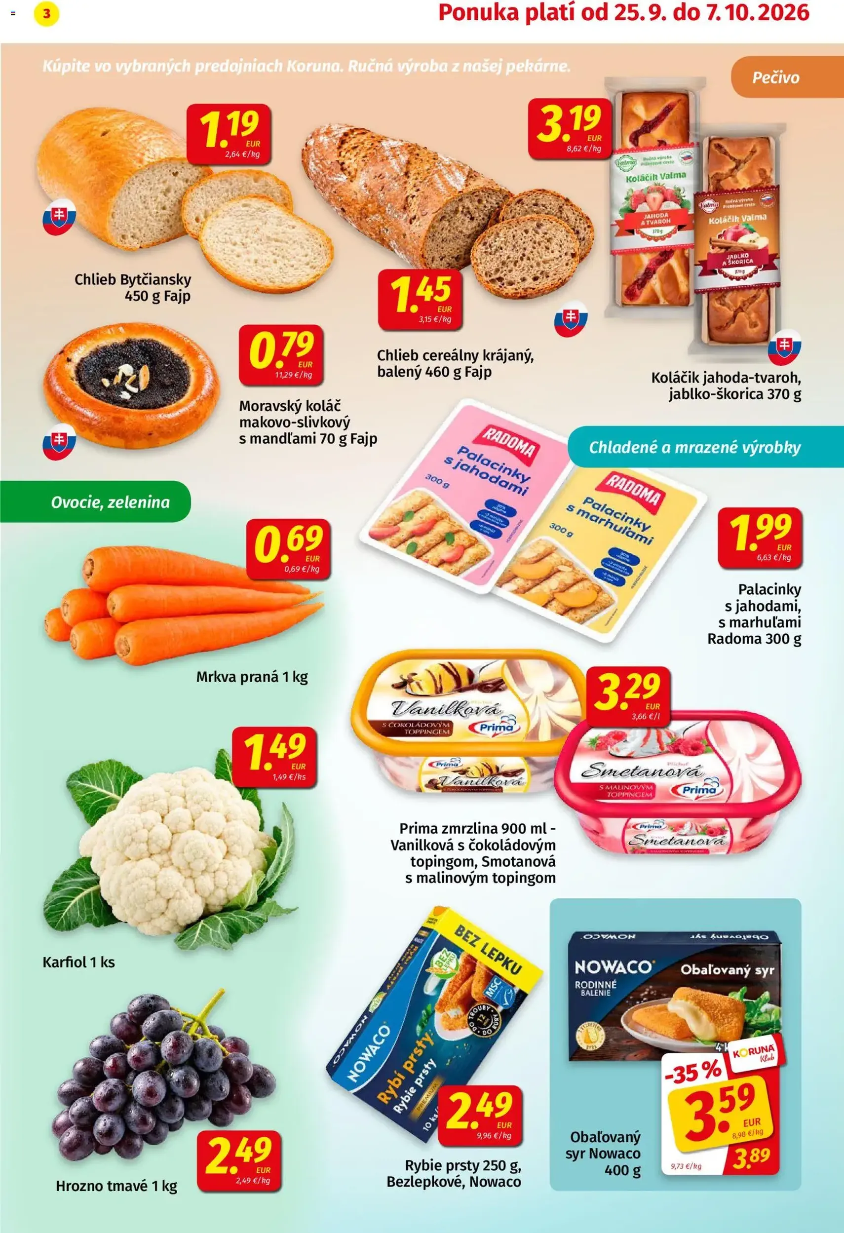 Koruna leták - platný leták od 25.09.2026 strana 3 z 24