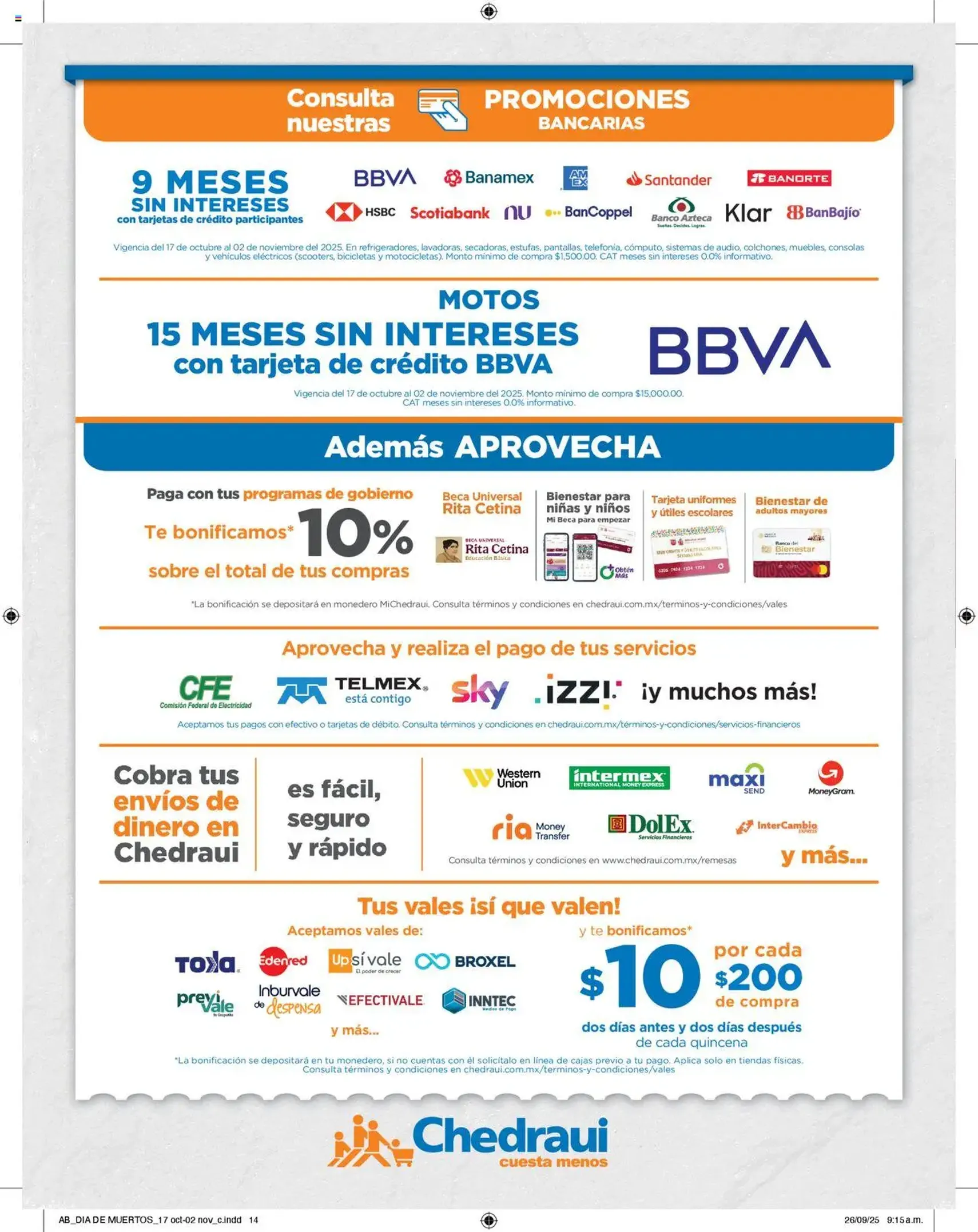 Chedraui folleto - folleto válido desde 17/10/2025 página 14 de 16 Chedraui folleto - folleto válido desde 17/10/2025 página 14 de 16