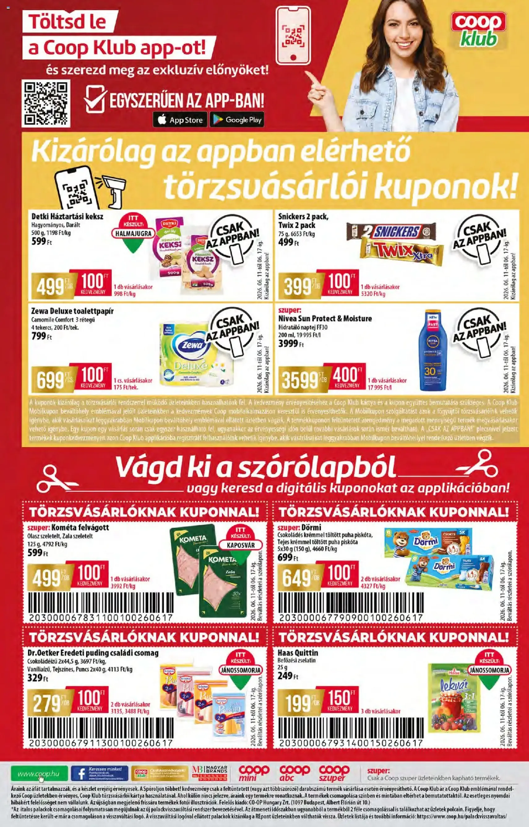 COOP akciós újság - 2026.06.11. érvényes szórólap 12 oldal 12 oldalból