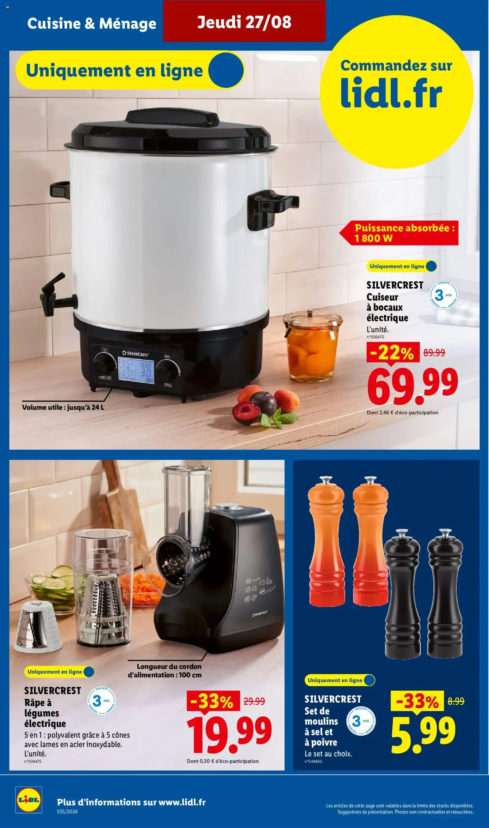 LIDL catalogue - brochure valable à partir du 27/08/2026, page 30 sur 61