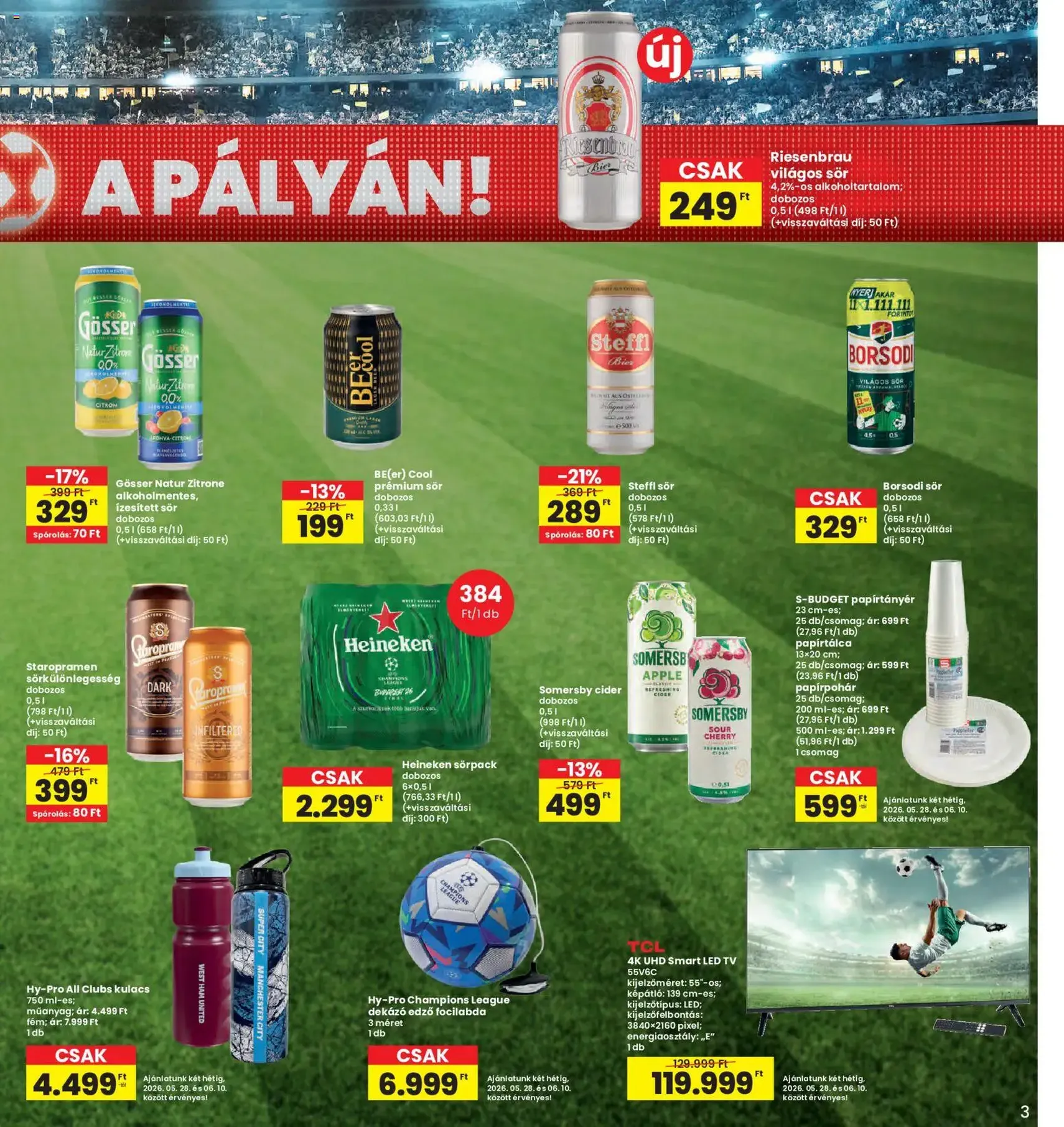 Interspar akciós újság - 2026.05.28. érvényes szórólap 3 oldal 21 oldalból