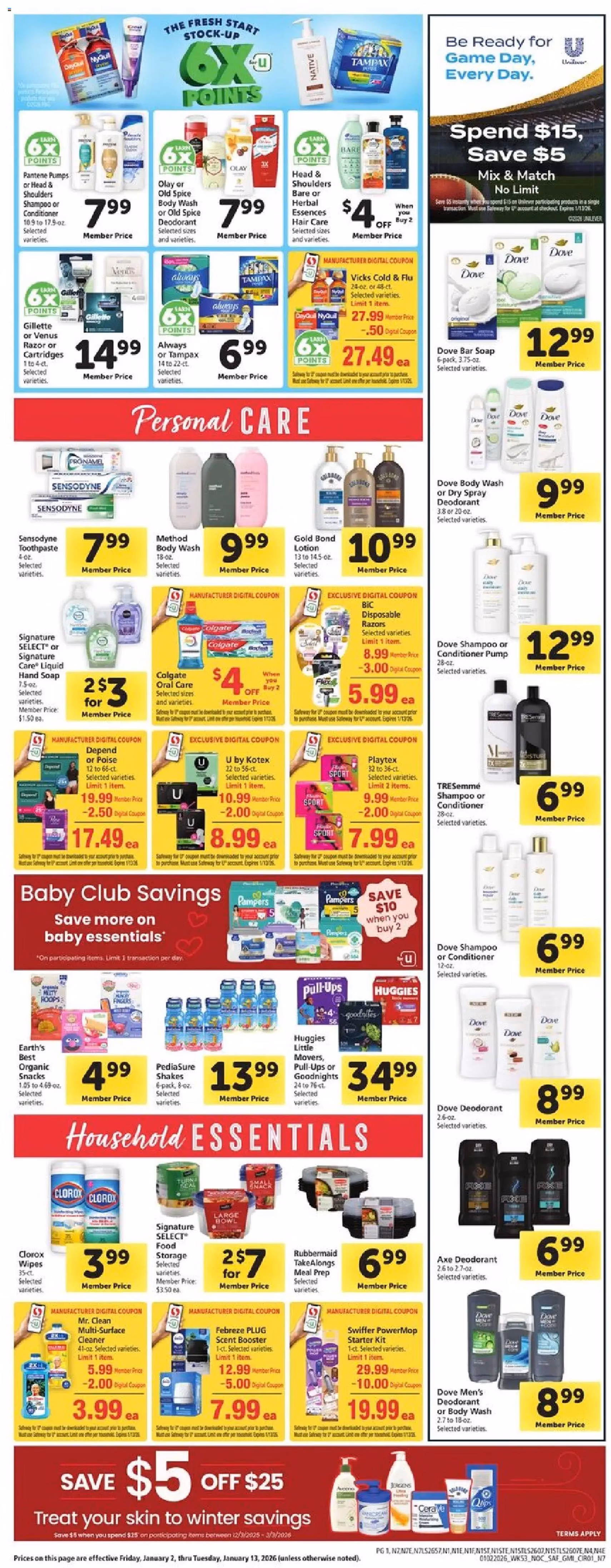 Safeway Weekly Ad - valid flyer from 01/02/2026, page 8 of 10