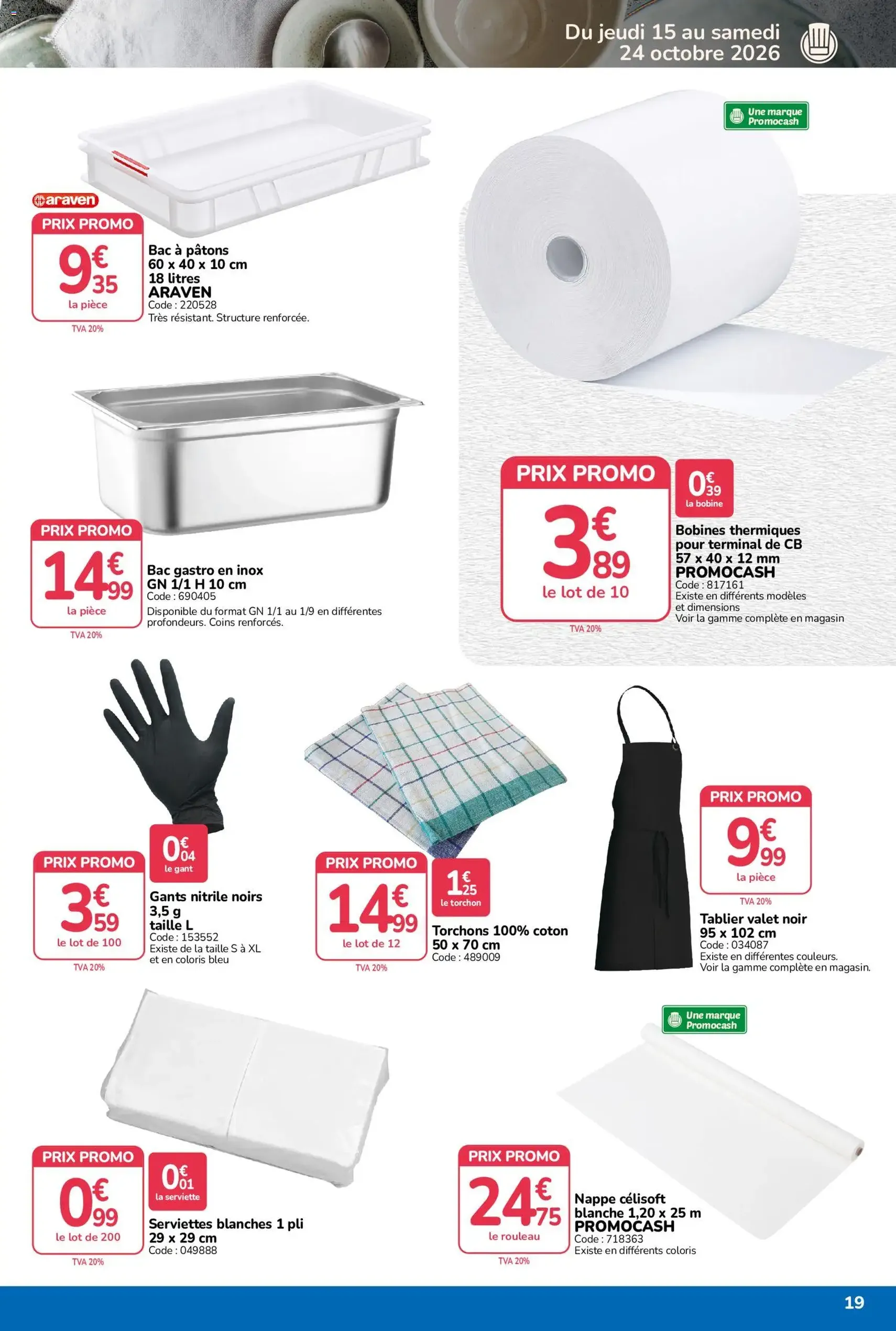 Promocash catalogue - brochure valable à partir du 15/10/2026, page 19 sur 24