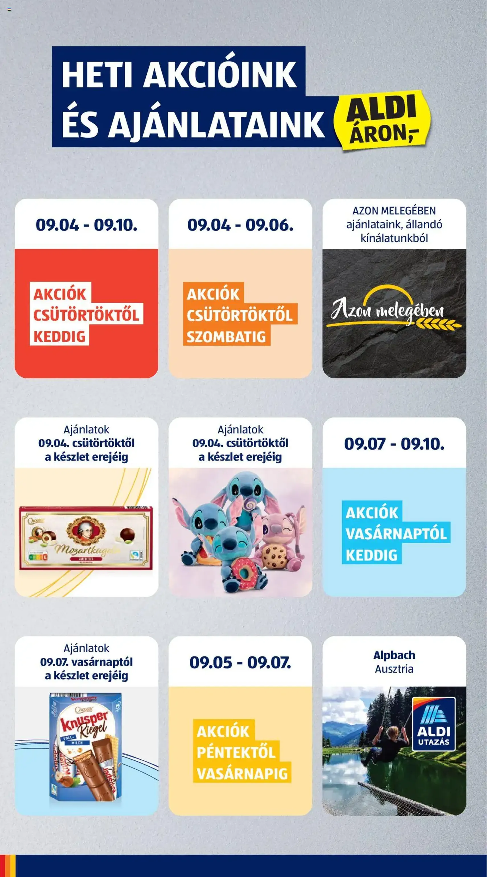 Aldi Akciós újság - 2025.09.04. érvényes szórólap 2 oldal 45 oldalból Aldi Akciós újság - 2025.09.04. érvényes szórólap 2 oldal 45 oldalból