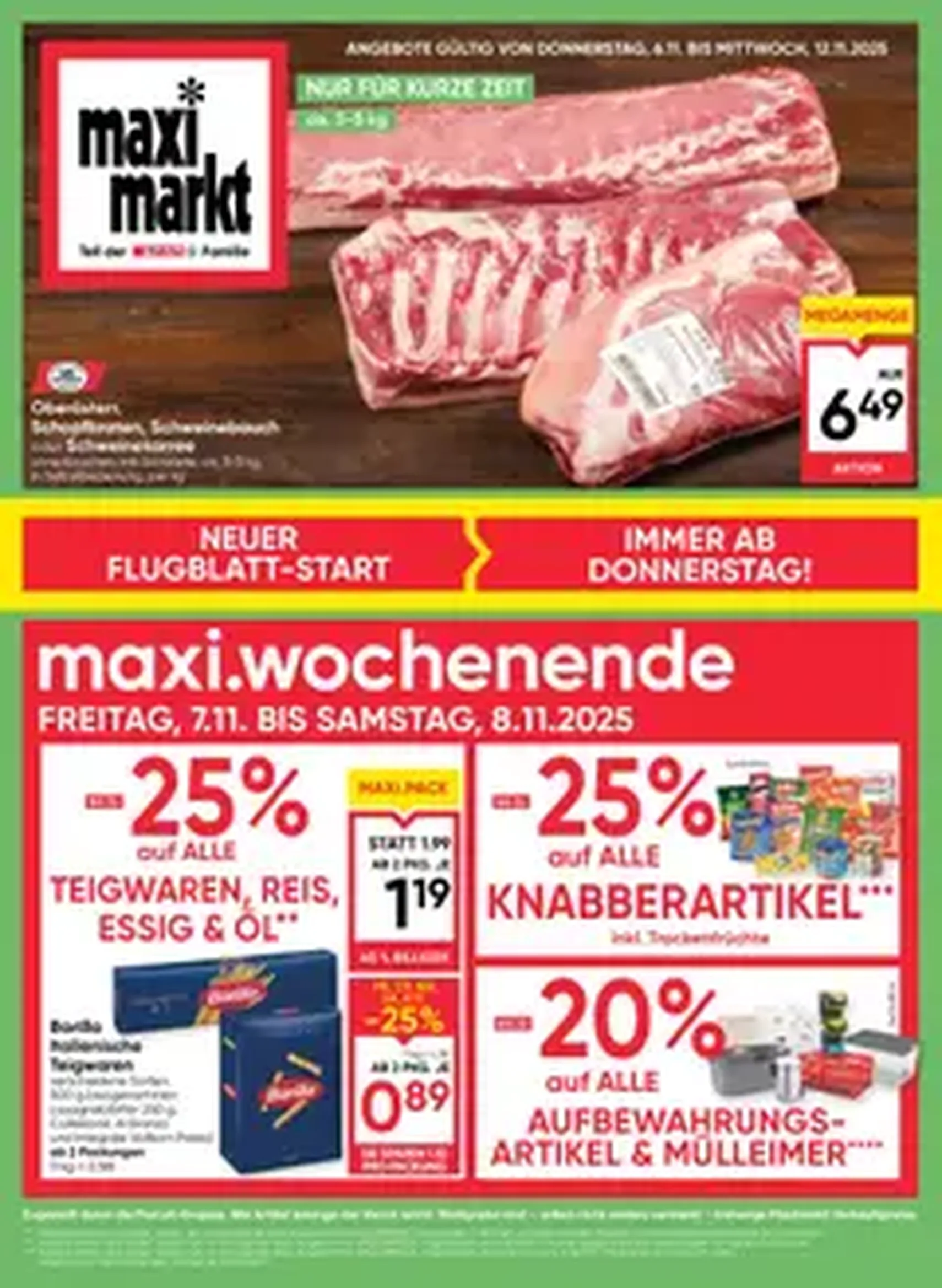 Maximarkt Flugblatt - Gültiger Prospekt ab 06.11.2025, Seite 1 von insgesamt 1