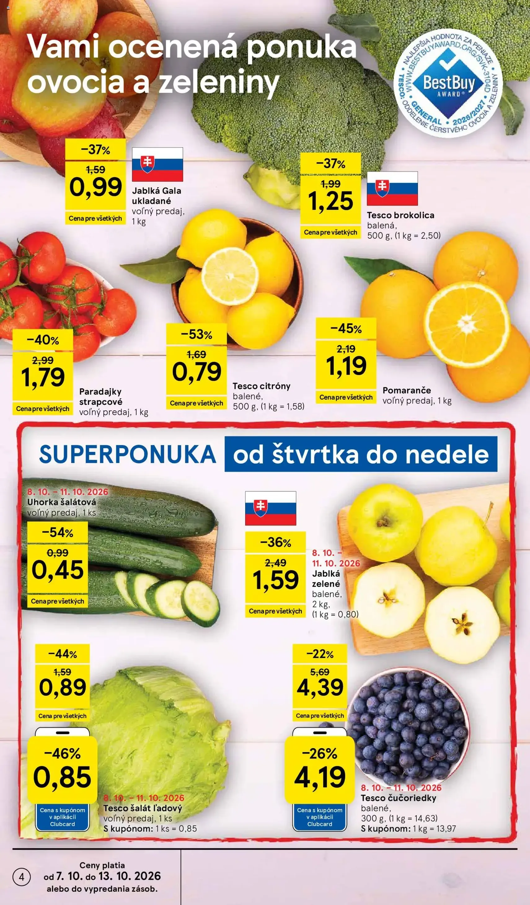 Tesco Hypermarket - leták - platný leták od 07.10.2026 strana 4 z 51
