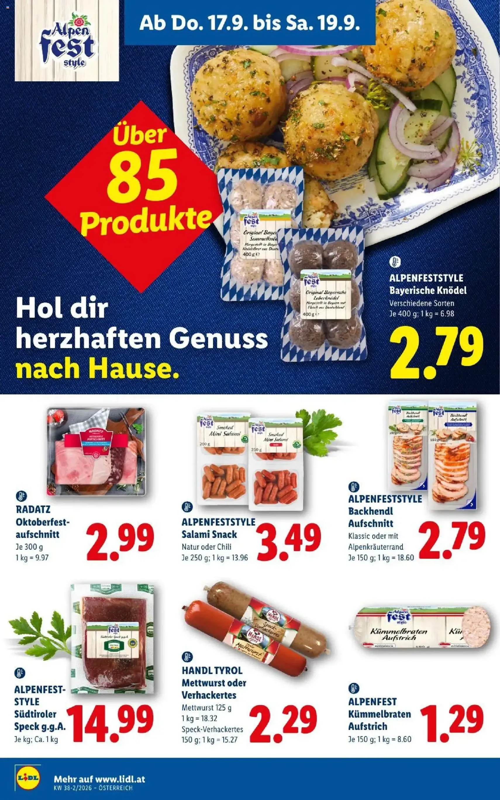 Lidl - Flugblatt - Gültiger Prospekt ab 17.09.2026, Seite 14 von insgesamt 54