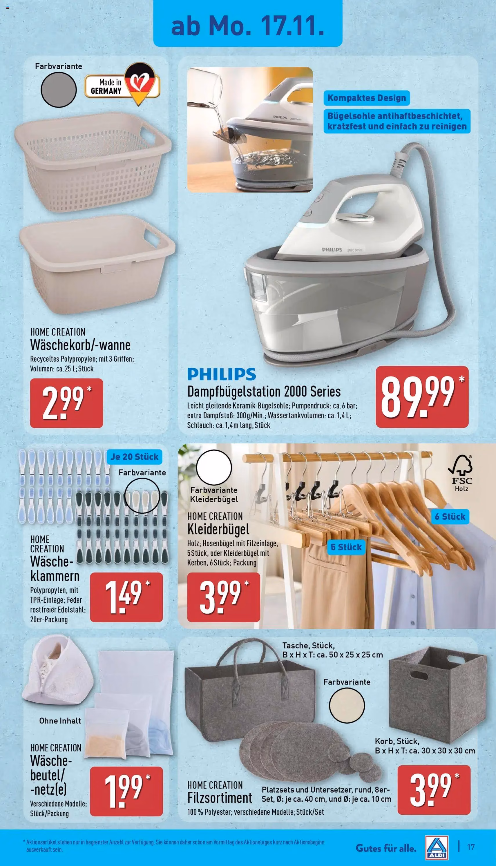 Aldi Prospekt - Gültiger Prospekt ab 17.11.2025, Seite 17 von insgesamt 50