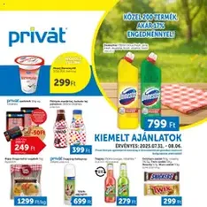 PRIVÁT Akciós újság - szórólap előnézete érvényes 2025.07.31. -tól