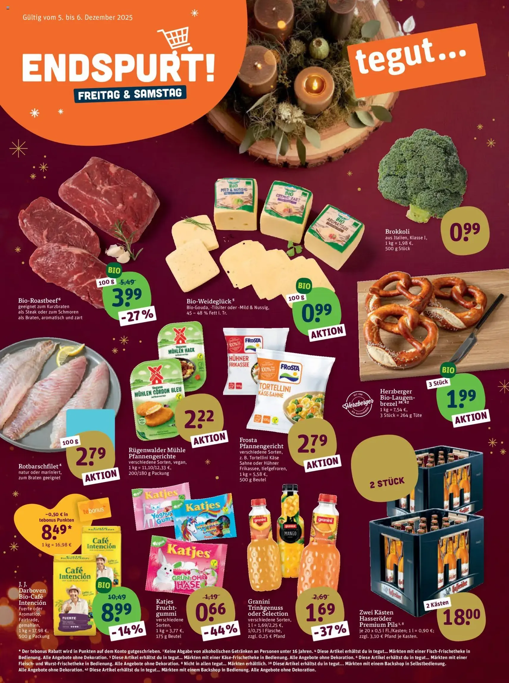 Tegut Prospekt - Gültiger Prospekt ab 01.12.2025, Seite 1 von insgesamt 32