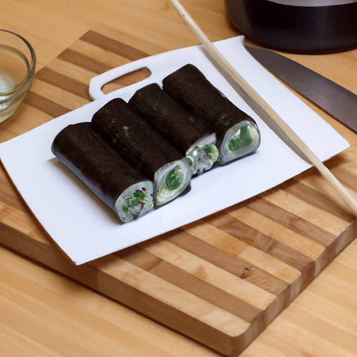 Sushi con pepino