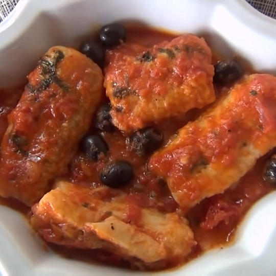 Anteprima ricetta Baccalà alla livornese