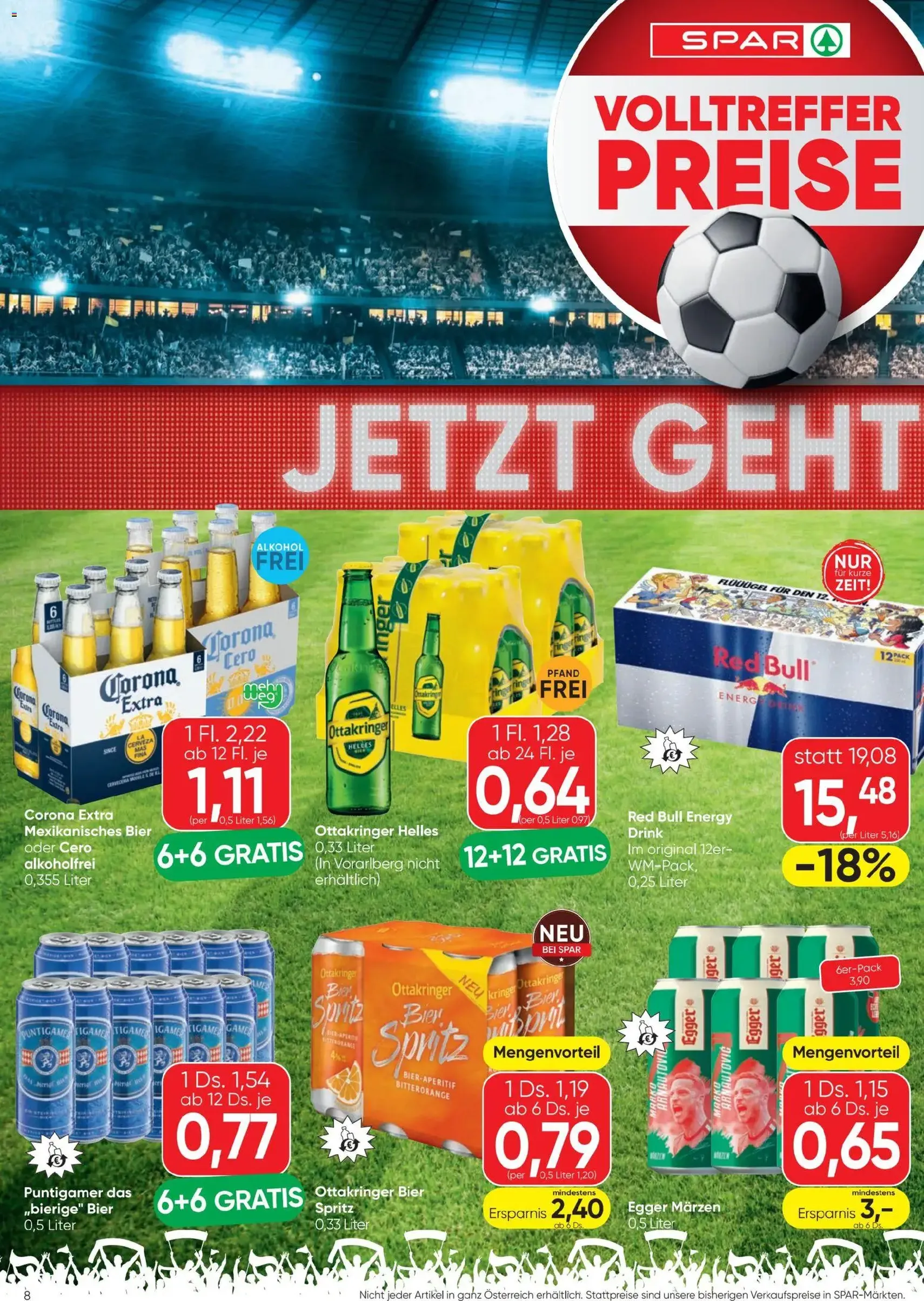 Spar Flugblatt - Gültiger Prospekt ab 03.06.2026, Seite 8 von insgesamt 20