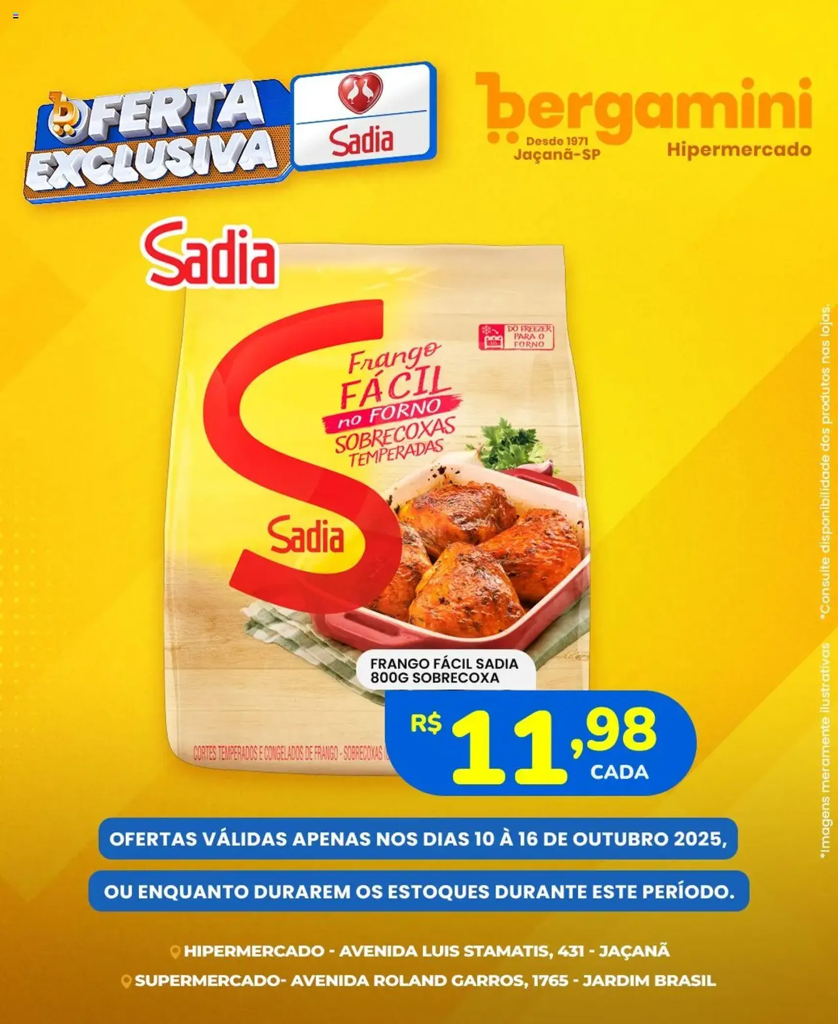 Supermercado Bergamini - Ofertas Sadia e Perdigão - folheto válido a partir de 10/10/2025 página 7 de 7