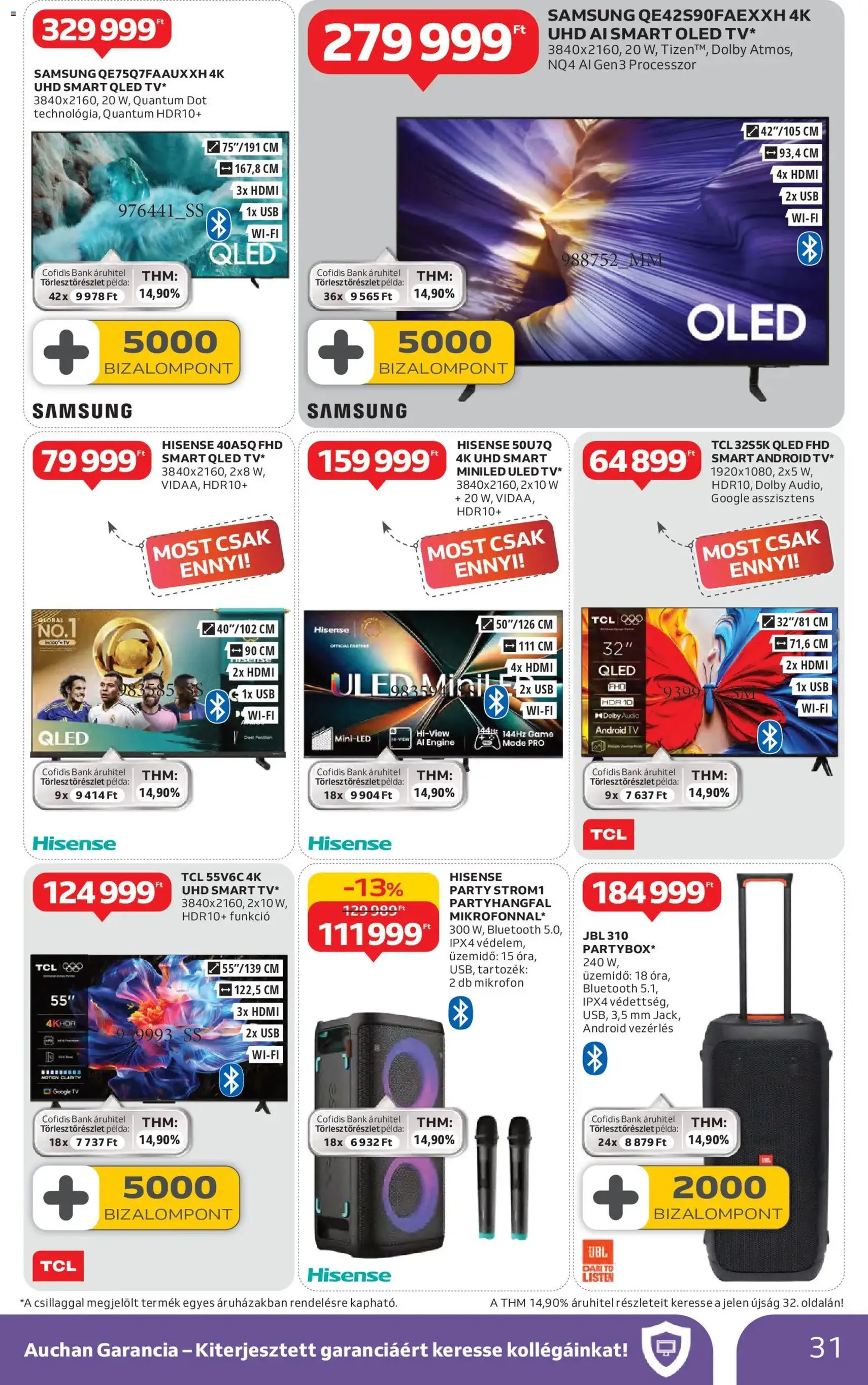Auchan - Heti Hipermarket ajánlataink - 2026.01.29. érvényes szórólap 31 oldal 38 oldalból