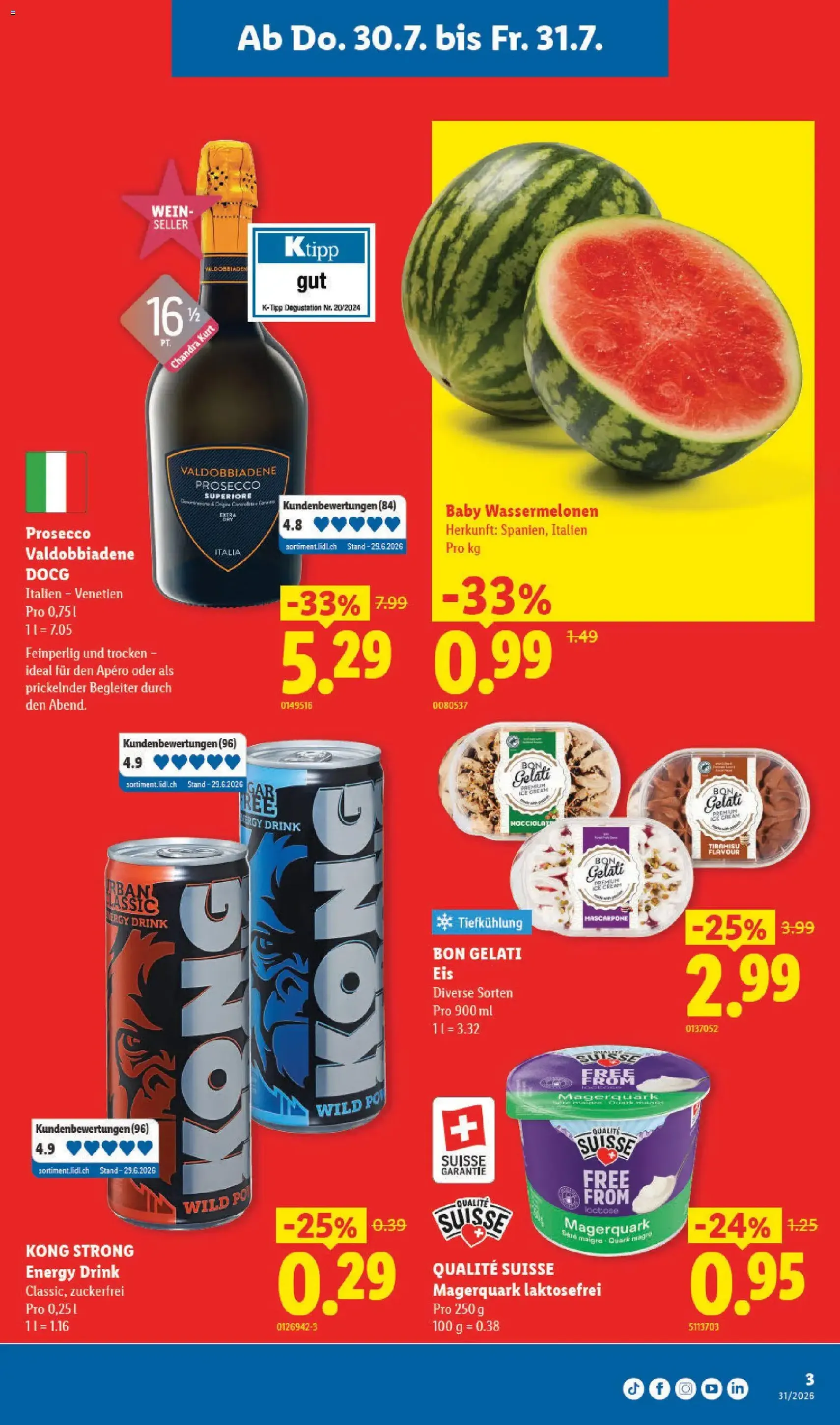 Lidl aktionen - Gültiger Prospekt ab 30.07.2026, Seite 3 von insgesamt 34