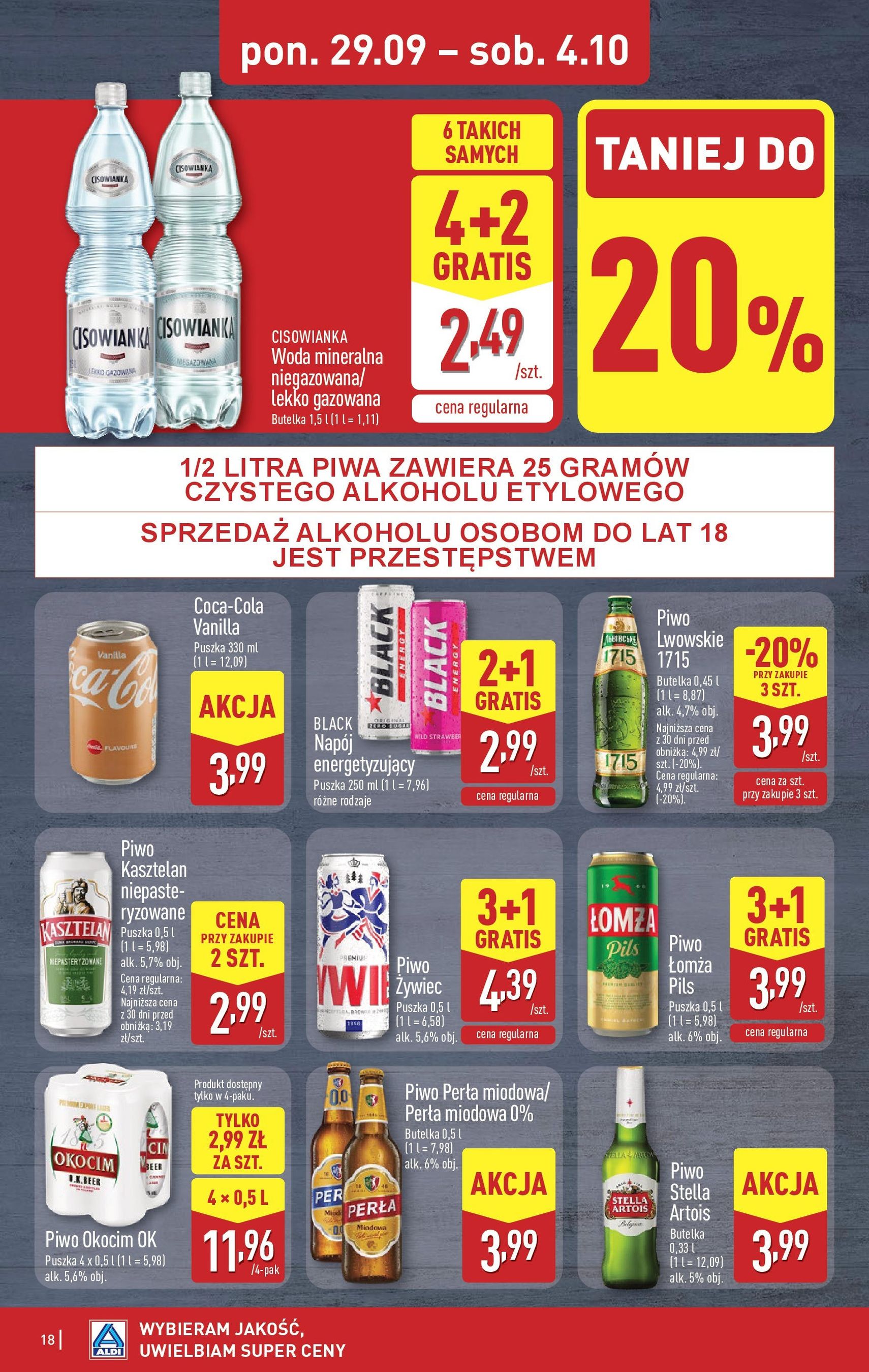 Aldi Gazetka - ważny gazetka od 29.09.2025 strona 18 z 41
