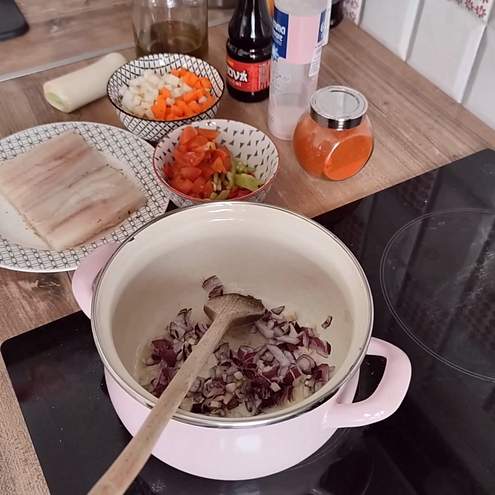 Zupa rybna - etap przygotowania 1
