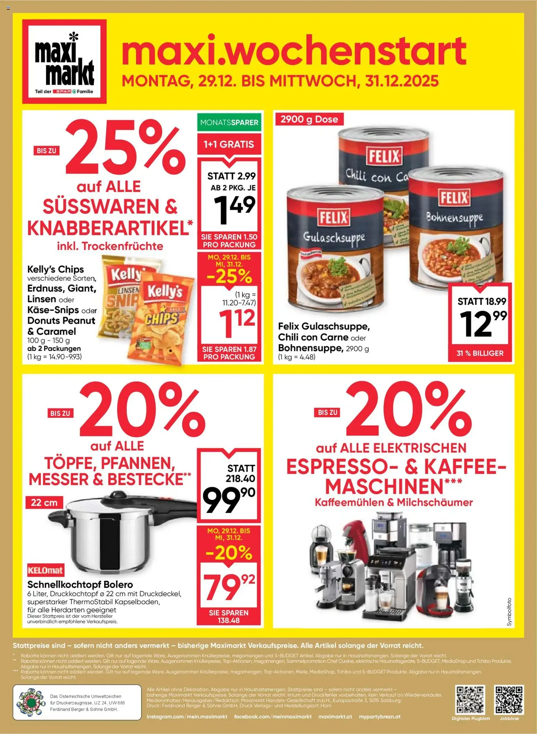 Maximarkt Flugblatt - Gültiger Prospekt ab 23.12.2025, Seite 24 von insgesamt 24