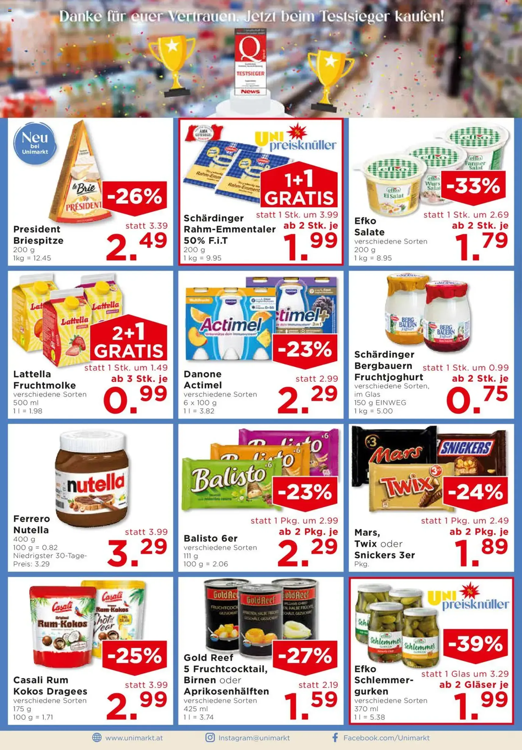 Unimarkt Flugblatt - Gültiger Prospekt ab 01.10.2025, Seite 10 von insgesamt 20 Unimarkt Flugblatt - Gültiger Prospekt ab 01.10.2025, Seite 10 von insgesamt 20
