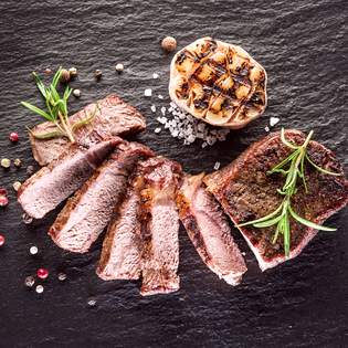 Recipe preview Well done steak