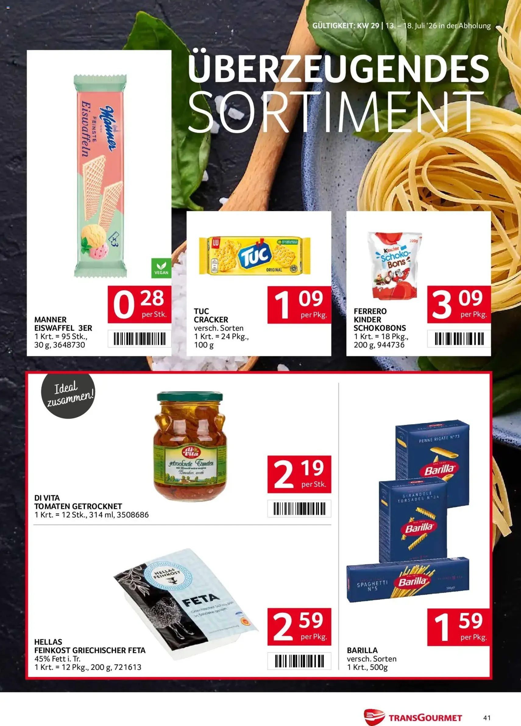 Transgourmet Flugblatt - Gültiger Prospekt ab 13.07.2026, Seite 41 von insgesamt 44