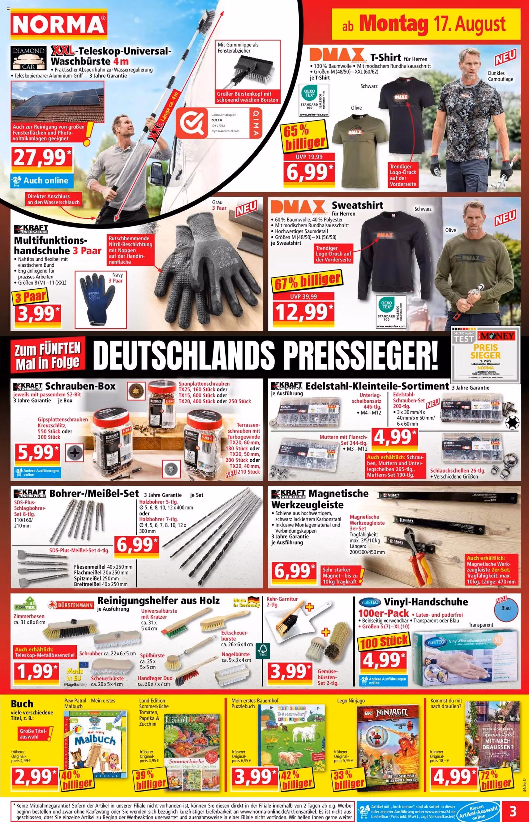 Norma Prospekt - Gültiger Prospekt ab 17.08.2026, Seite 3 von insgesamt 28
